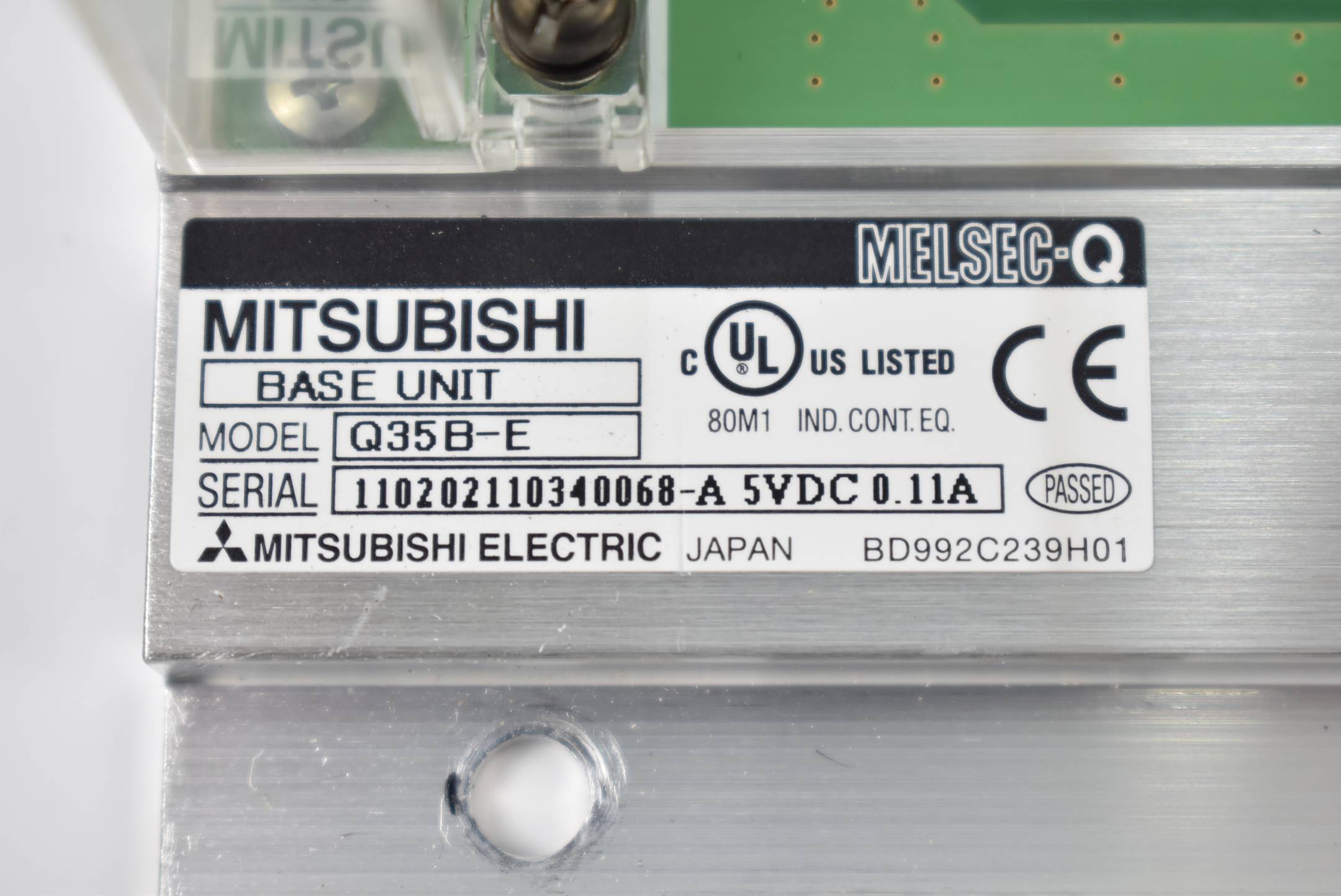 Mitsubishi Melsec-Q Base Unit Q35B-E ( 5VDC 0,11A )