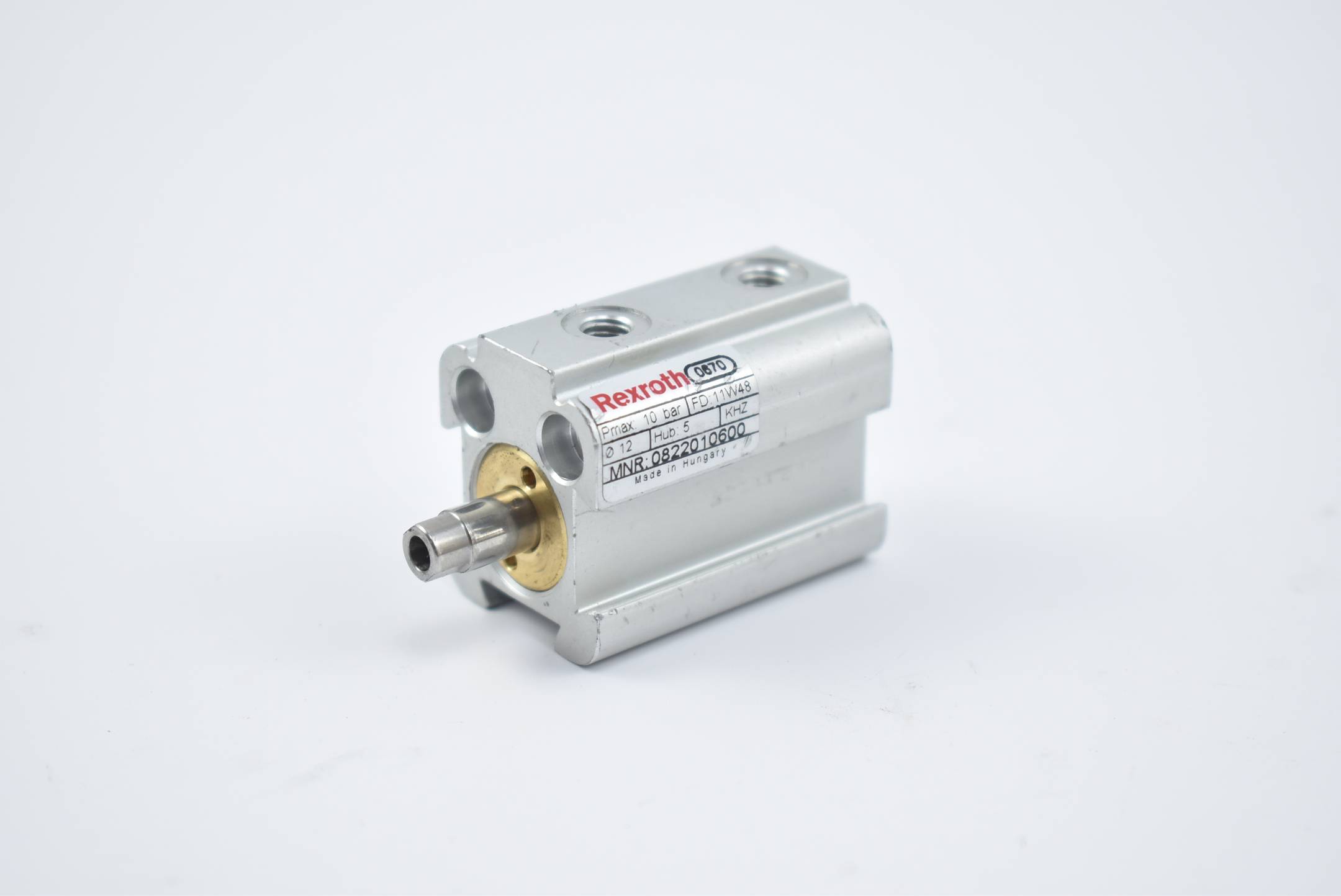 Rexroth Kurzhubzylinder 0822 010 600 ( 0822010600 ) 10 bar