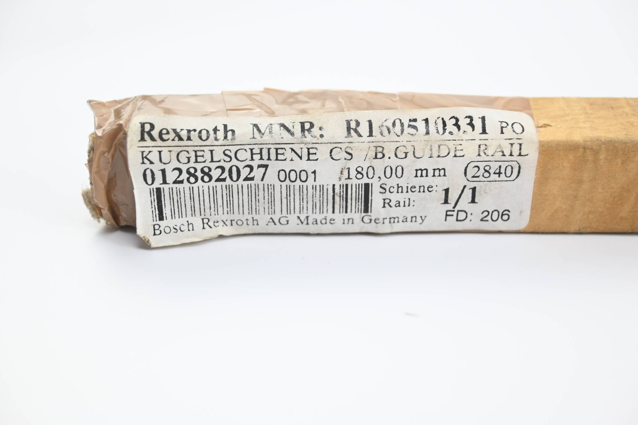 Rexroth Kugelschiene KSA-015-SNS-H-MA-AK ( R160510331 ) 180,00mm