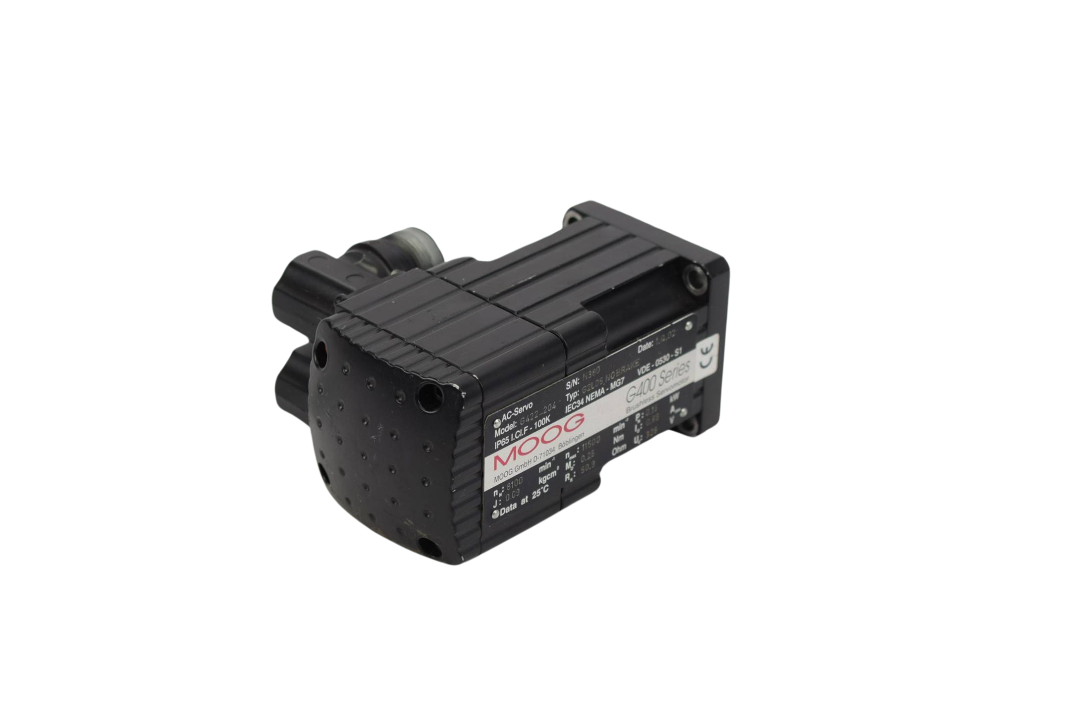 Moog Brushless AC Servo-Motor G400 G422_204 ( G2L05 ) G422-204