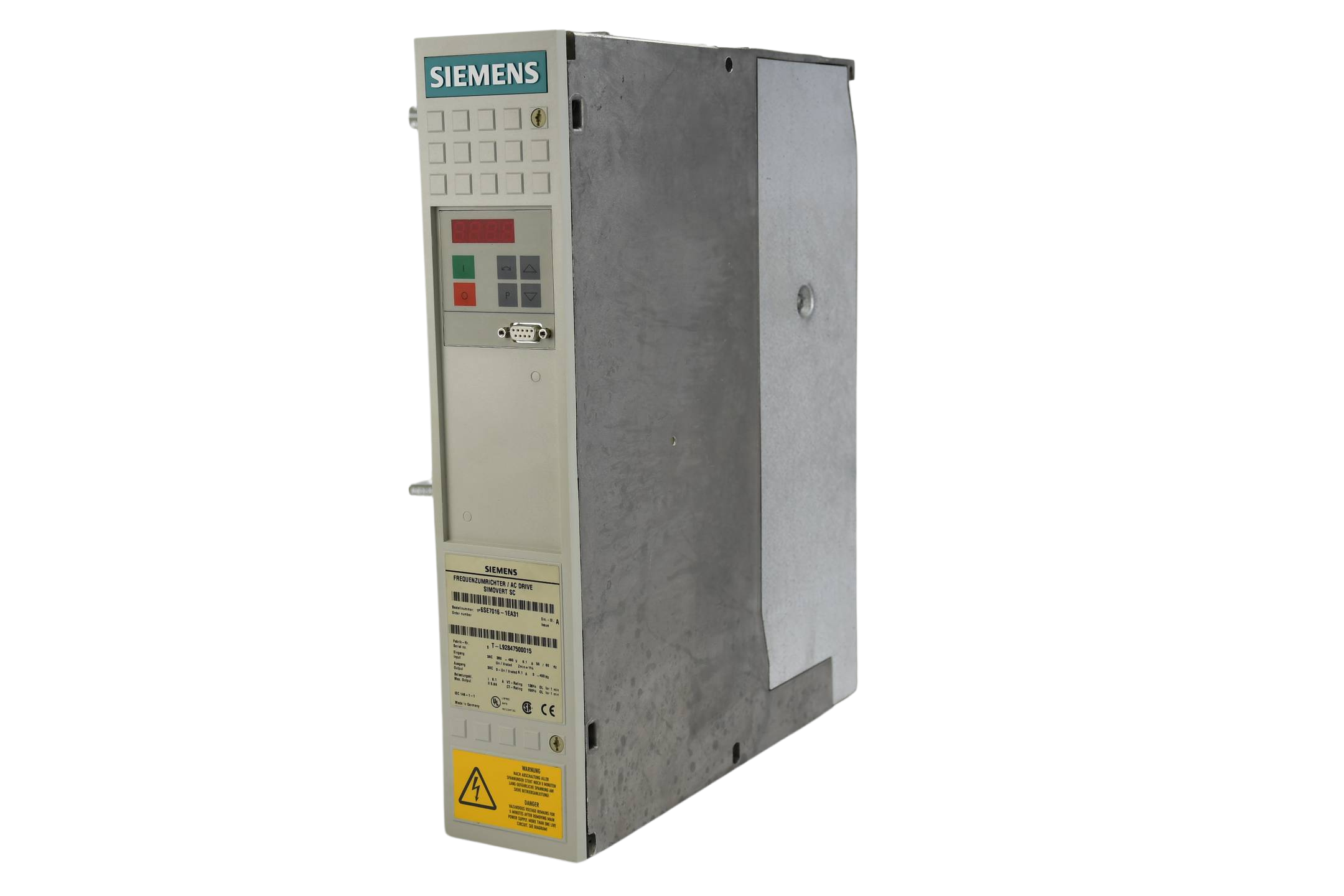 Siemens simovert Masterdrives SC Umrichter 6SE7016-1EA31 ( 6SE7 016-1EA31 ) Ez A Siemens simovert Masterdrives SC Umrichter 6SE7016-1EA31 ( 6SE7 016-1EA31 ) Ez A