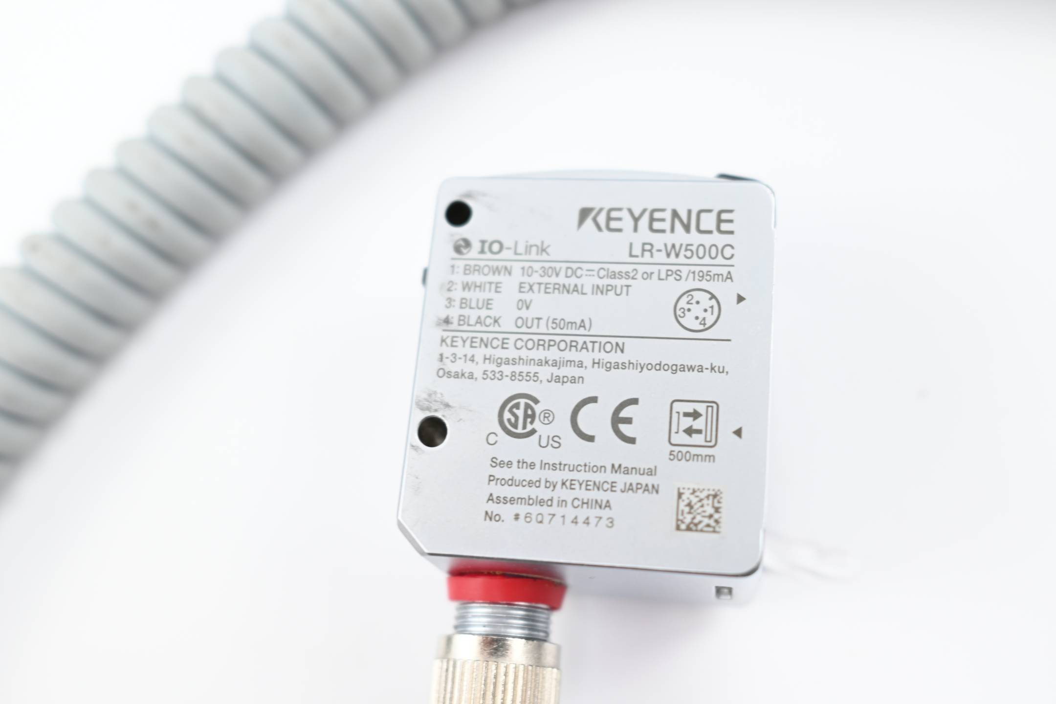 Keyence Vollspektrumsensor M12-Stecker ( LR-W500C )