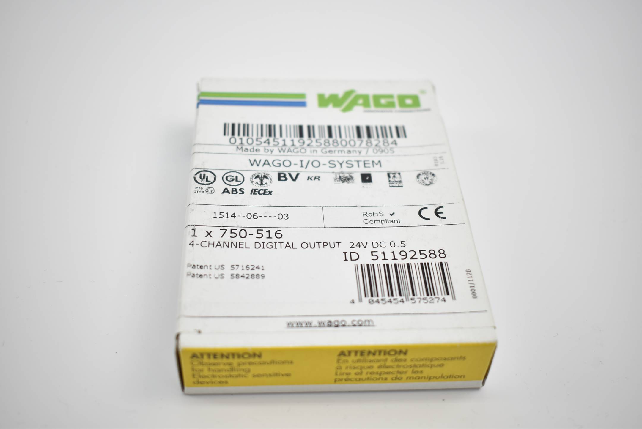 Wago 750-516 Digital Output 24V DC 0.5