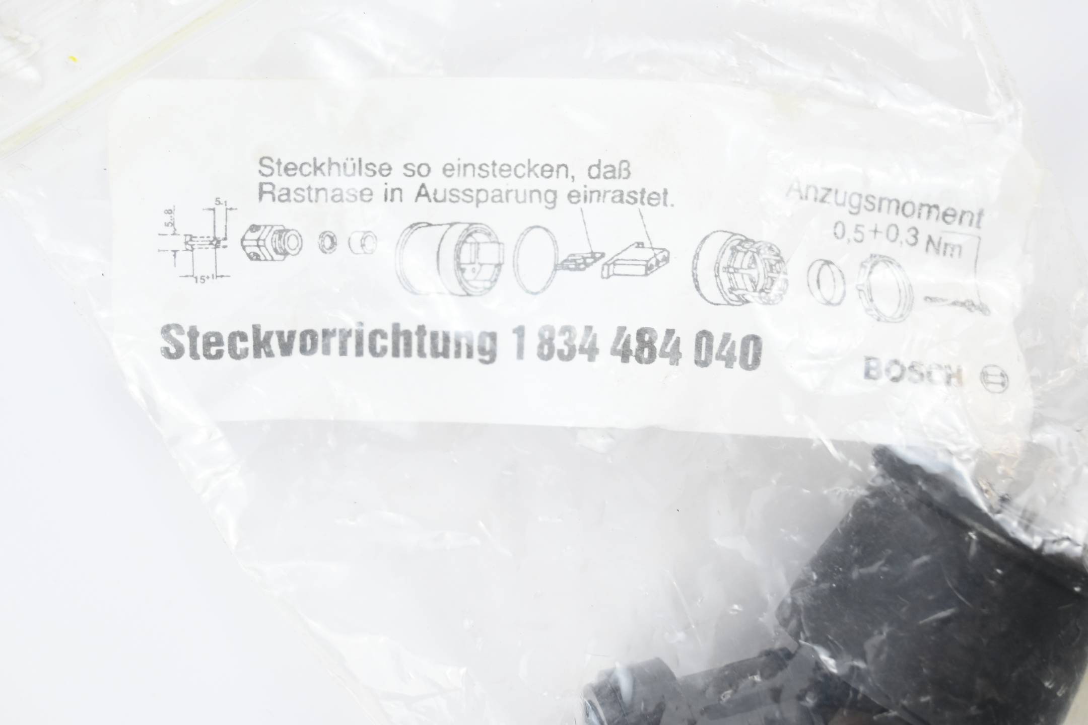 Bosch Steckdose DBX,4WRX ( 1834484040 ) 1 834 484 040