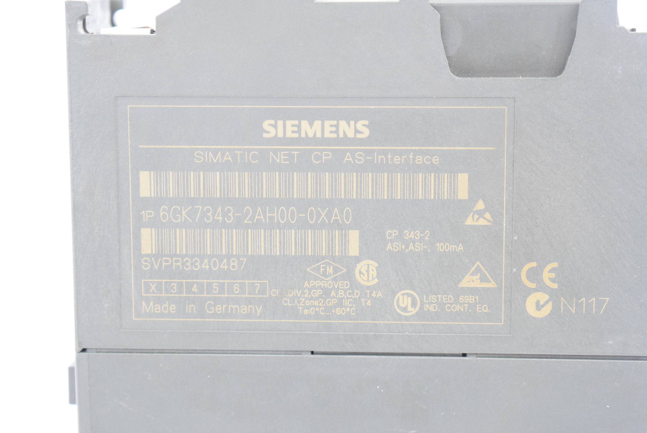 Siemens simatic S7-300 NET 6GK7343-2AH00-0XA0 ( 6GK7 343-2AH00-0XA0 ) E2