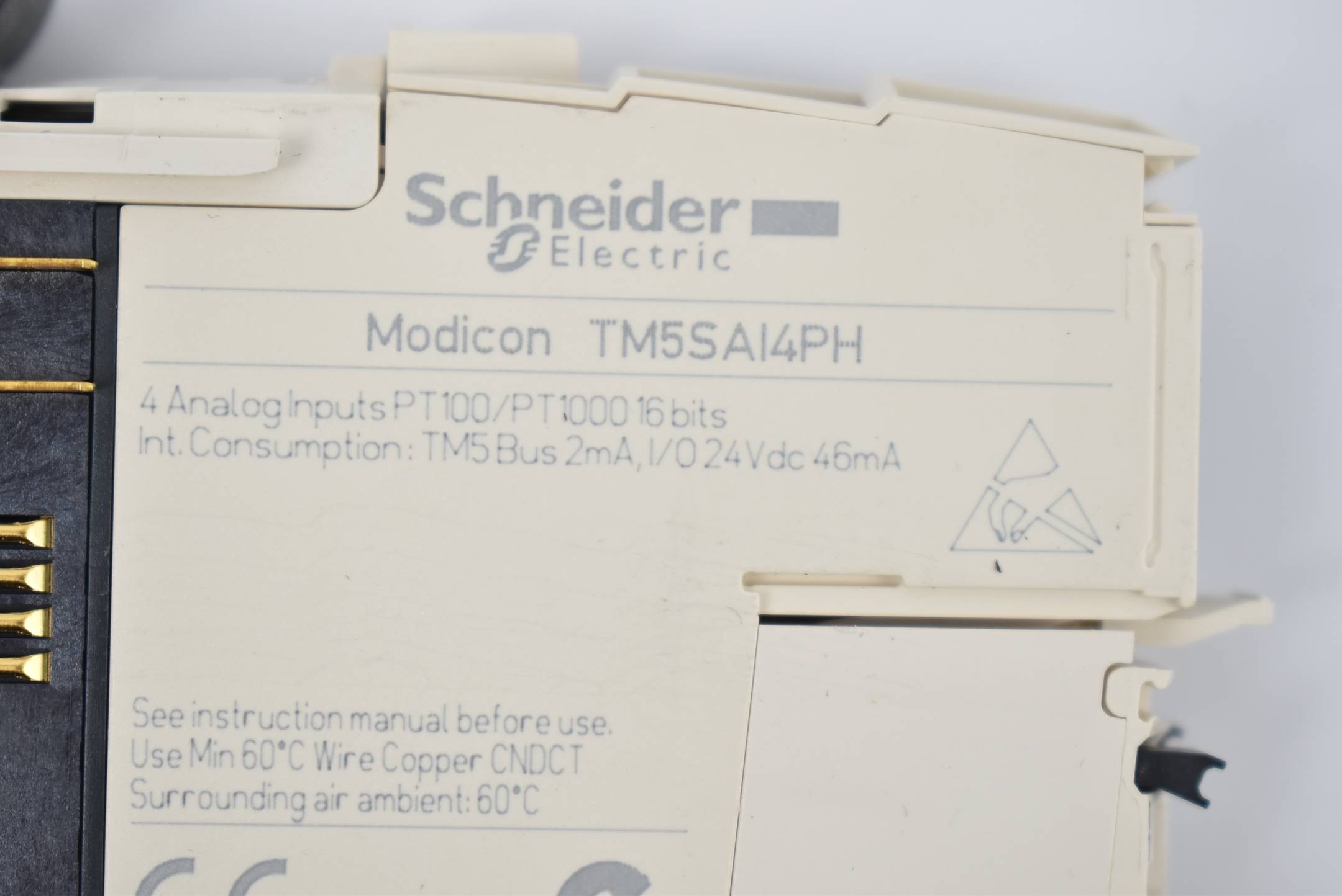 Schneider Electric Modicon TM5SAI4PH + TM5ACBM11 + TM5ACTB12