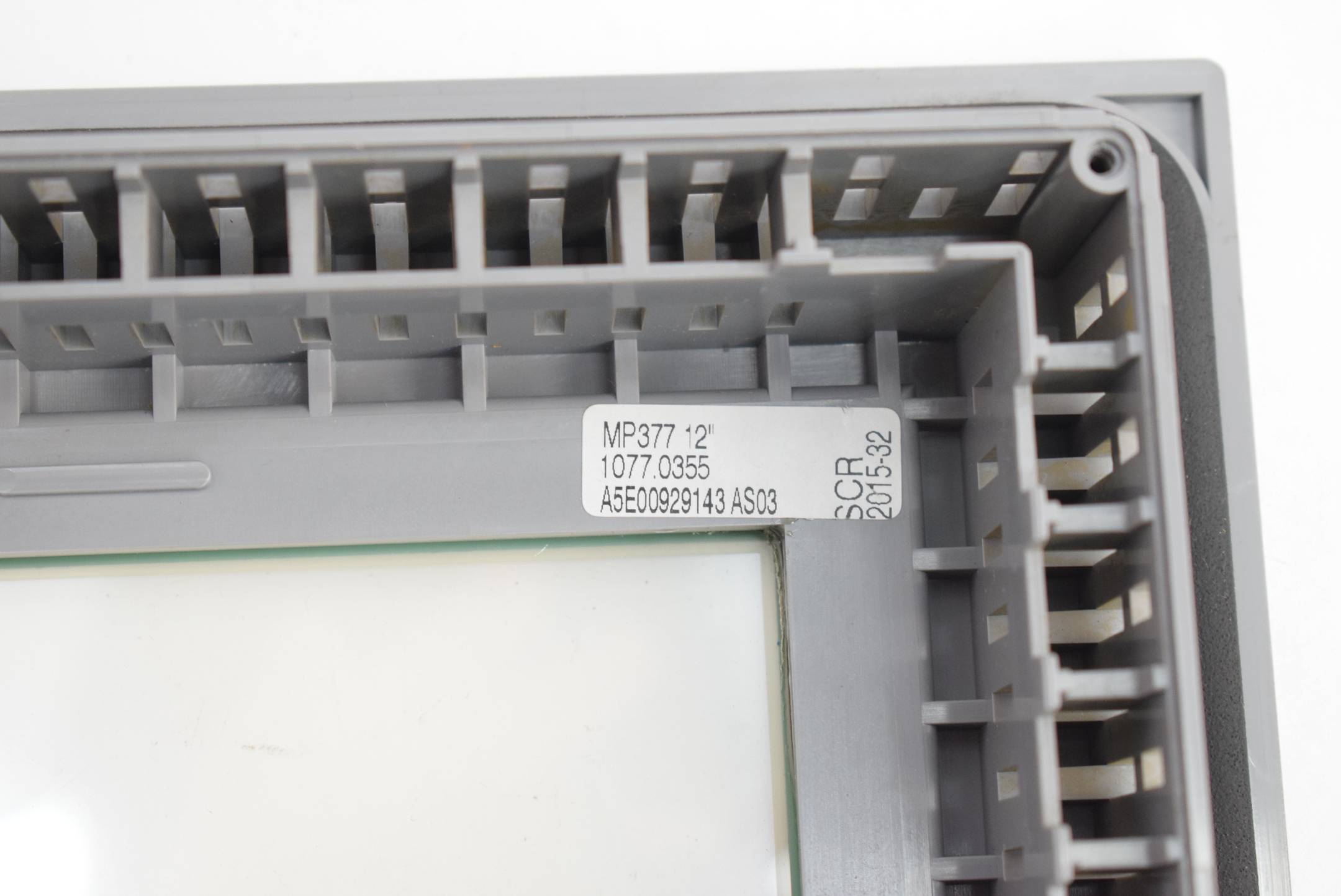DEFEKT Siemens simatic MP377 12" Front Cover A5E00929143 ( 6AV6644-0AA01-2AX0 )