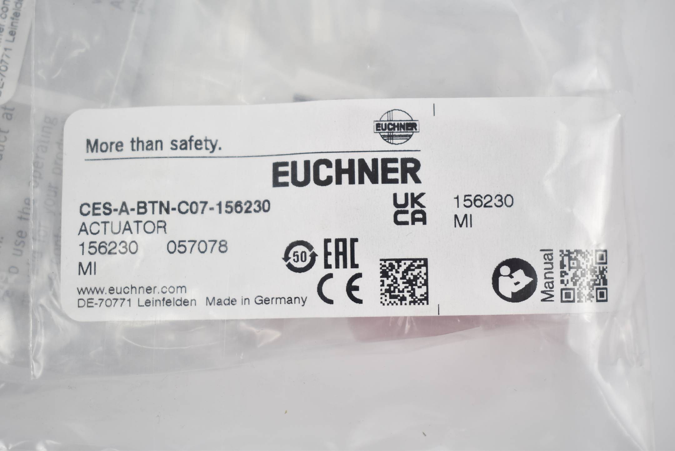 Euchner Safety switch Unicode CES-IA-BR-U-C07-SA-165893 ( 165893 )