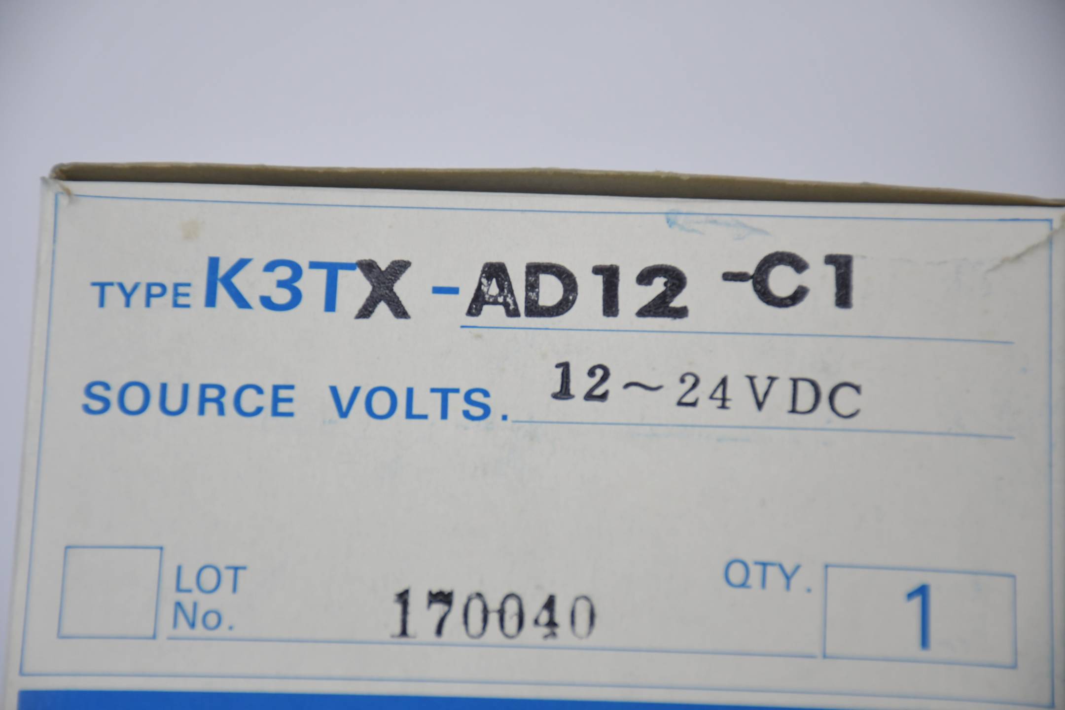 Omron Signalprozessor 12~24VDC ( K3TX-AD12-C1 )