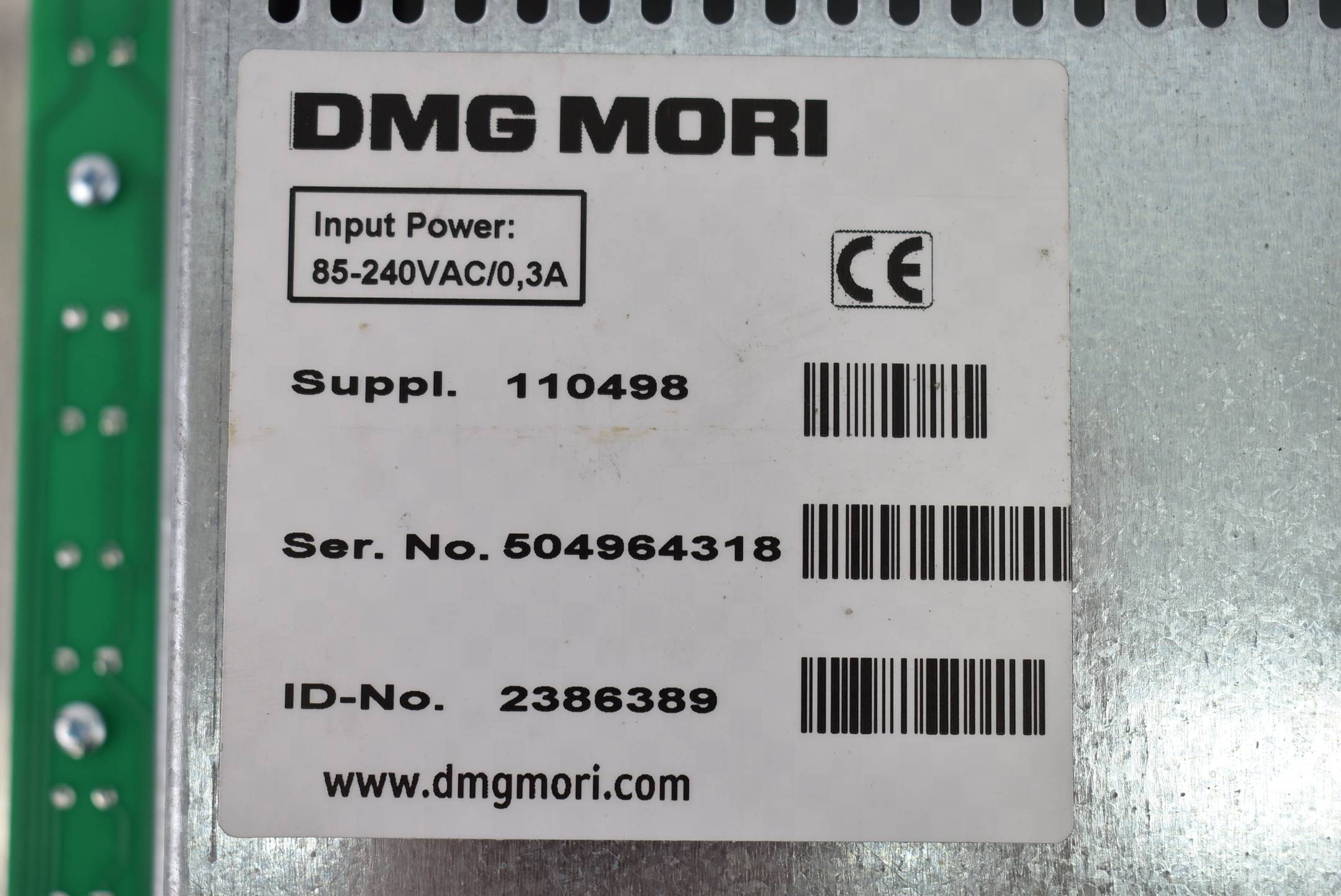 DMG Mori Panel 85-240VAC 0,3A 2386389 ( 110498 )