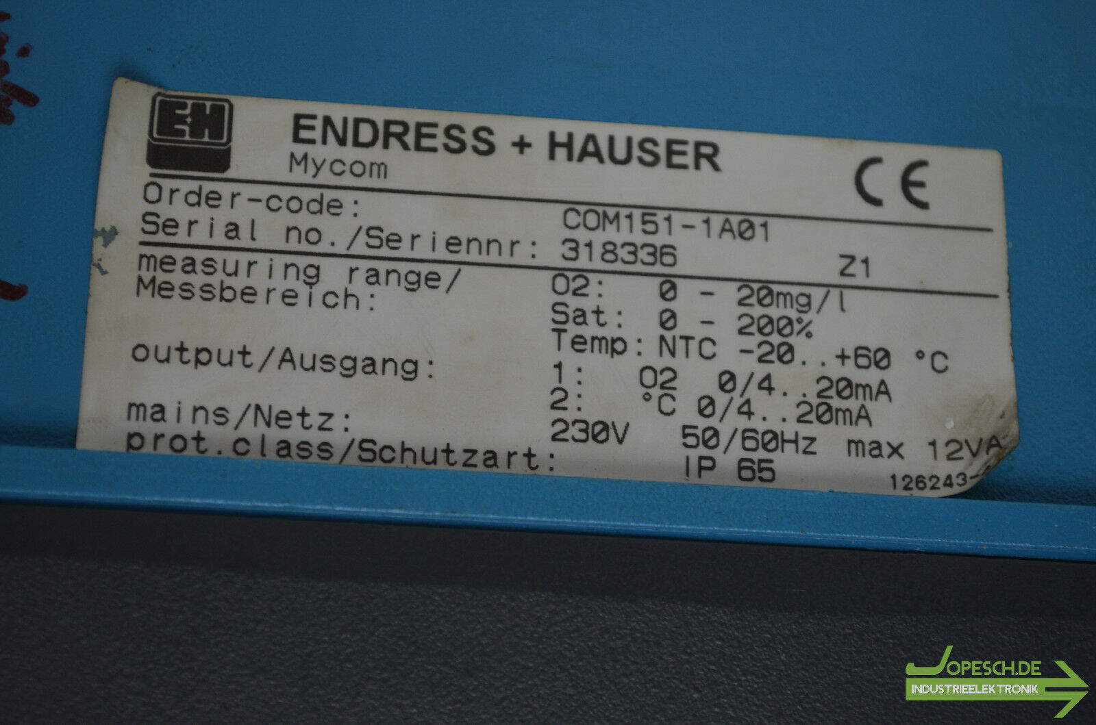 Endress+Hauser Mycom COM151-1A01