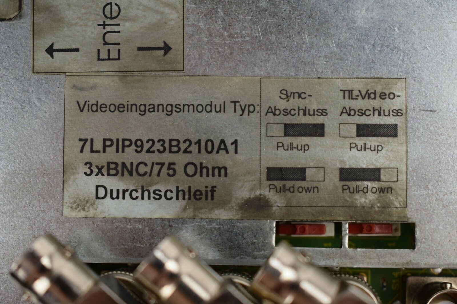 Unipo 2TT1205KAN02C + Control unit 7BXUFP03GH00 + Videoeingang 7LPIP923B210A1