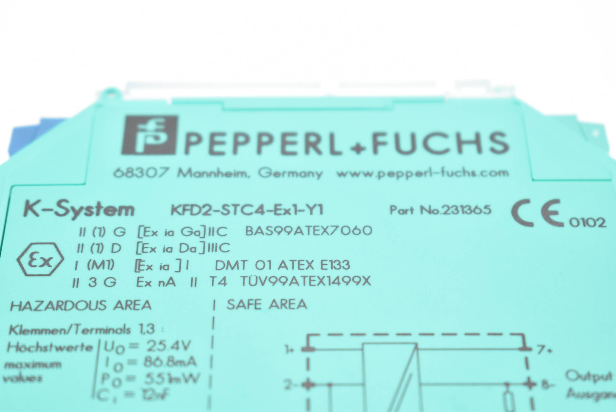 Pepperl+Fuchs KFD2-STC4-EX1-Y1 ( KFD2STC4EX1Y1 ) 231365