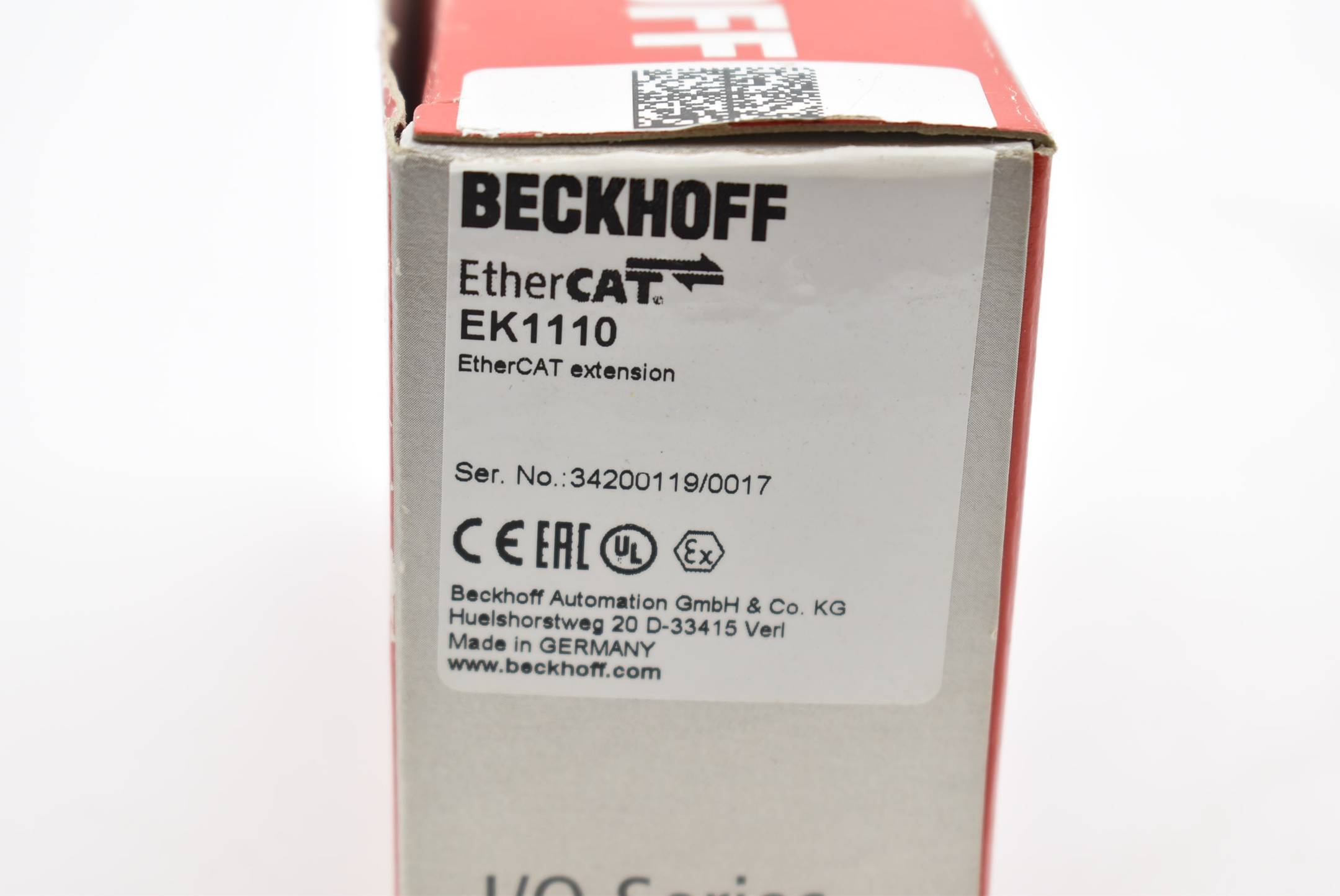 Beckhoff EtherCAT extension EK1110 ( EK 1110 )