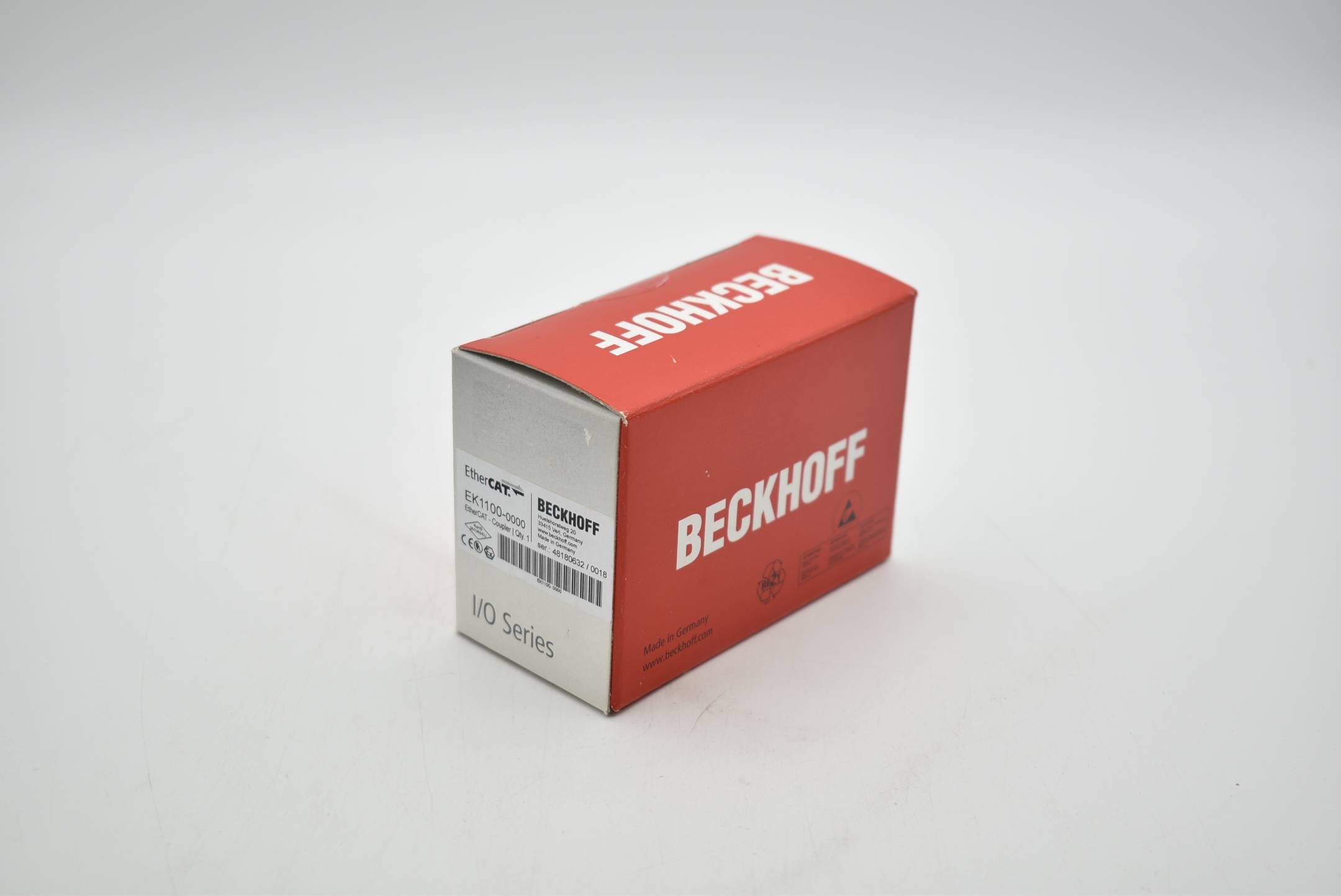 Beckhoff EtherCAT Coupler EK1100-0000 ( EK1100 ) Rev. 18