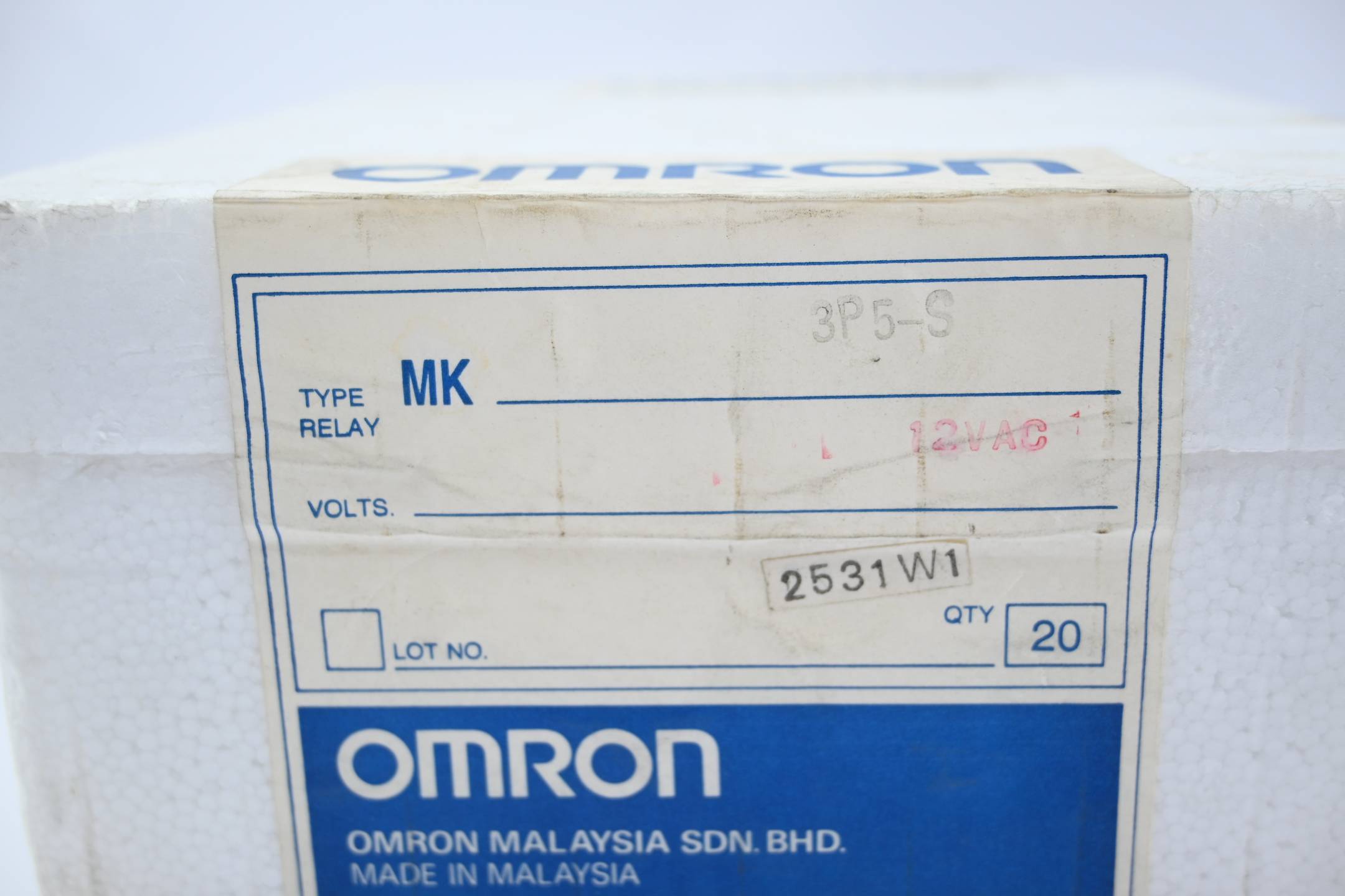 Omron Universalrelais 20 Stück 12 VAC ( MK3P5-S )