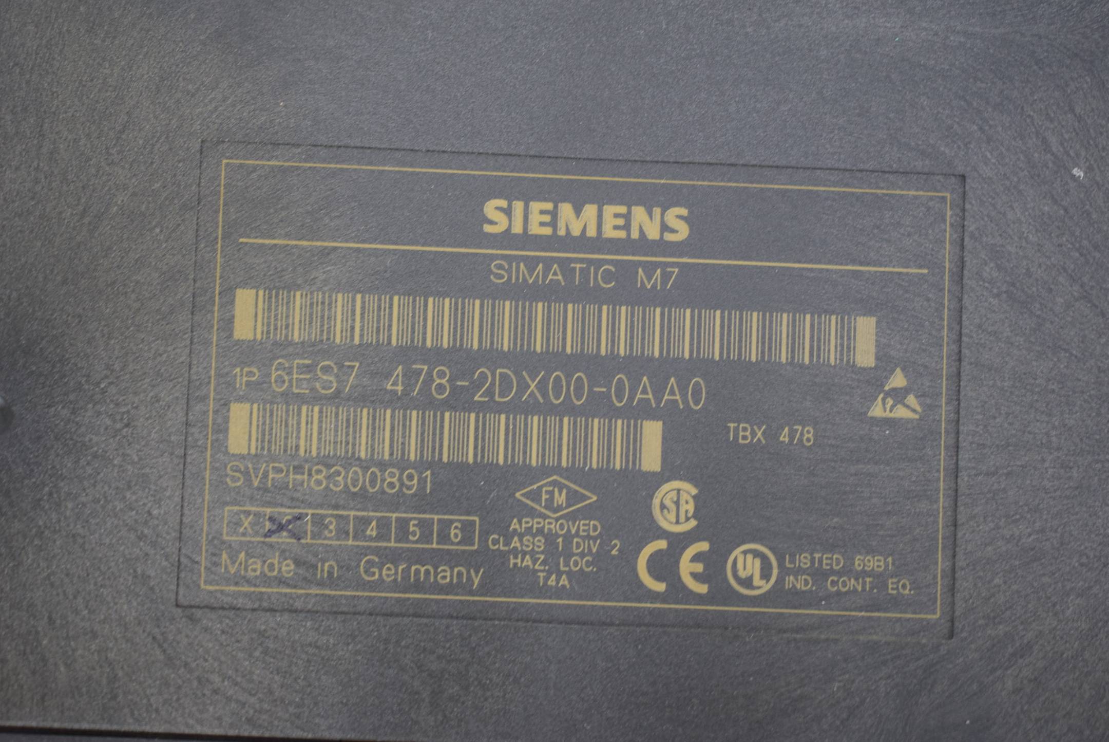 Siemens Simatic M7 TBX478 6ES7 478-2DX00-0AA0 ( 6ES7478-2DX00-0AA0 )