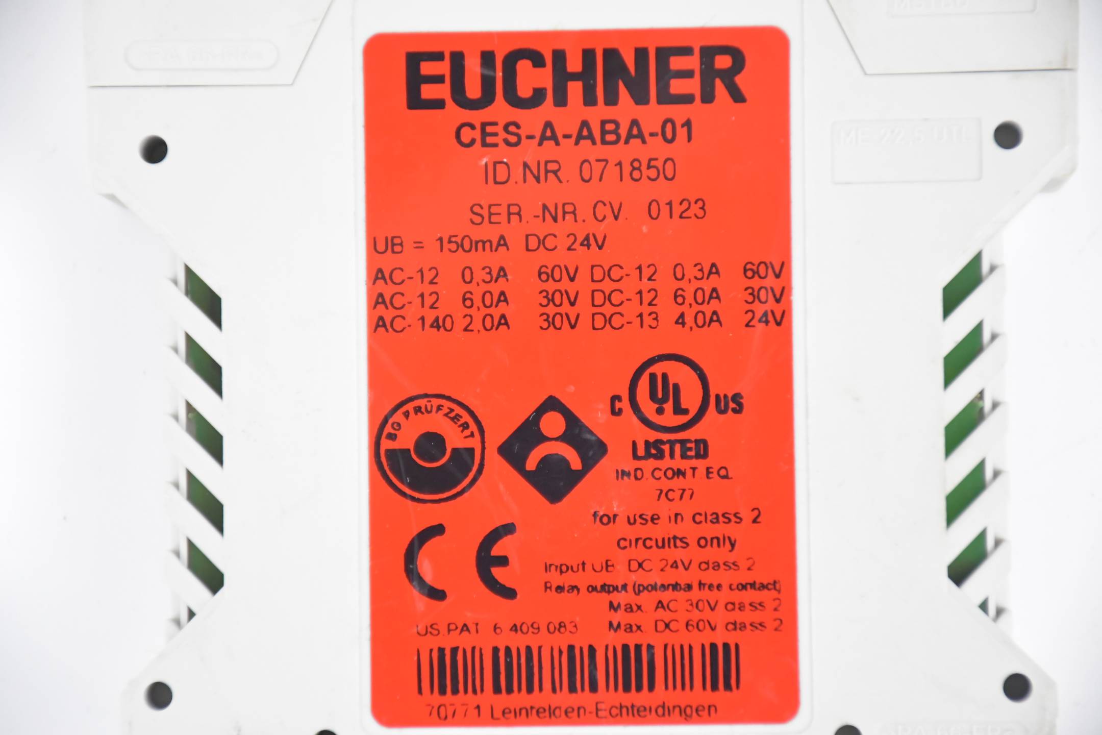 Euchner Safety switch CESAABA01 ( 071850 )