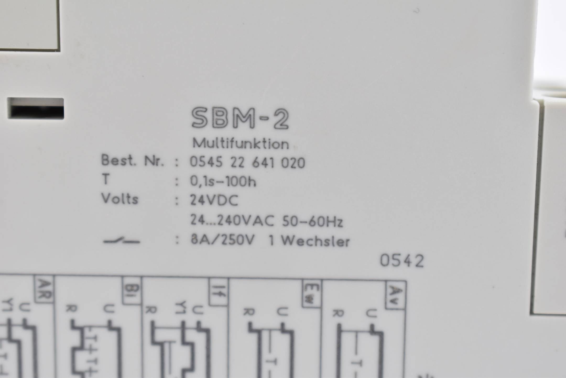 Eberle Multifunktionsrelais 24VDC 50-60Hz SBM-2 ( 054522641020 )