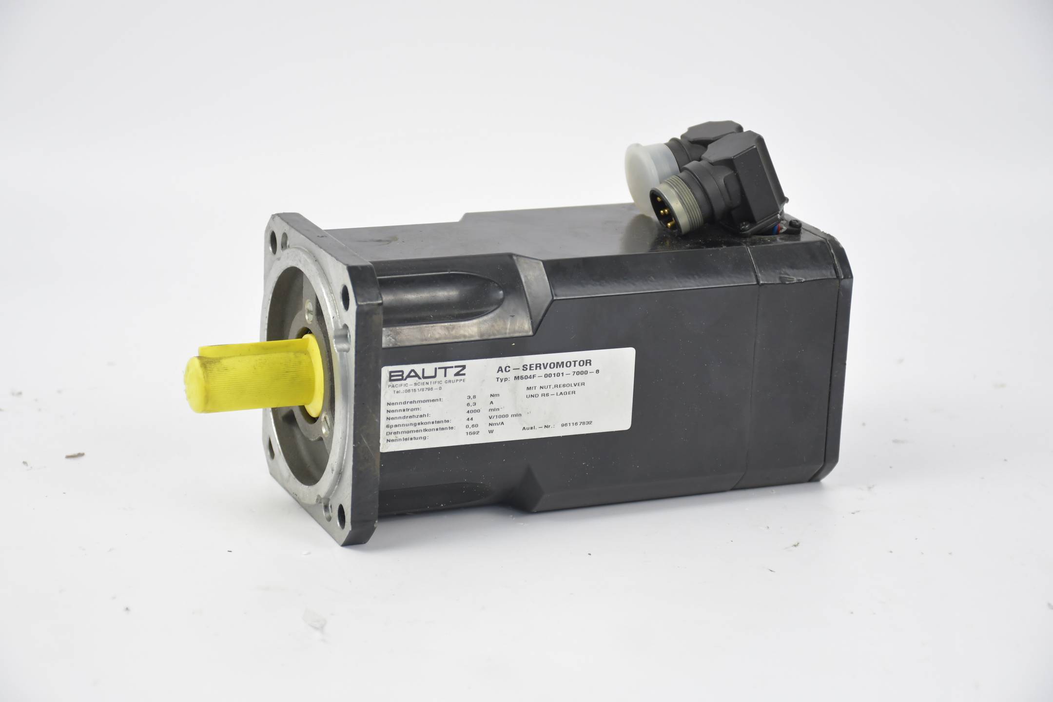 Bautz AC-Servomotor M504F-00101-7000-8