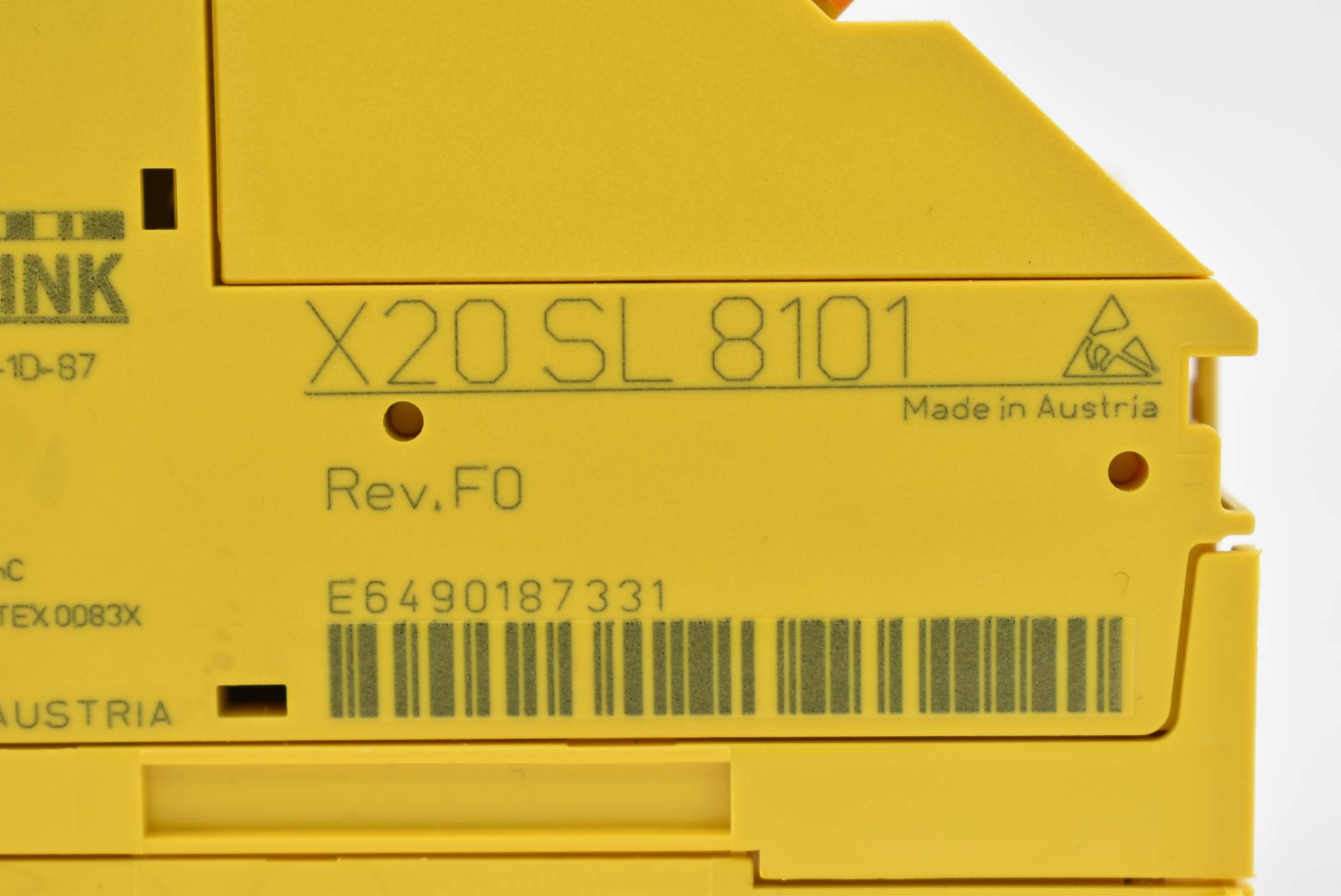 B&R autormation int. I/O-Versorgung X20 SL 8101 ( X20SL8101 ) Rev.F0 + X20AC0SR1