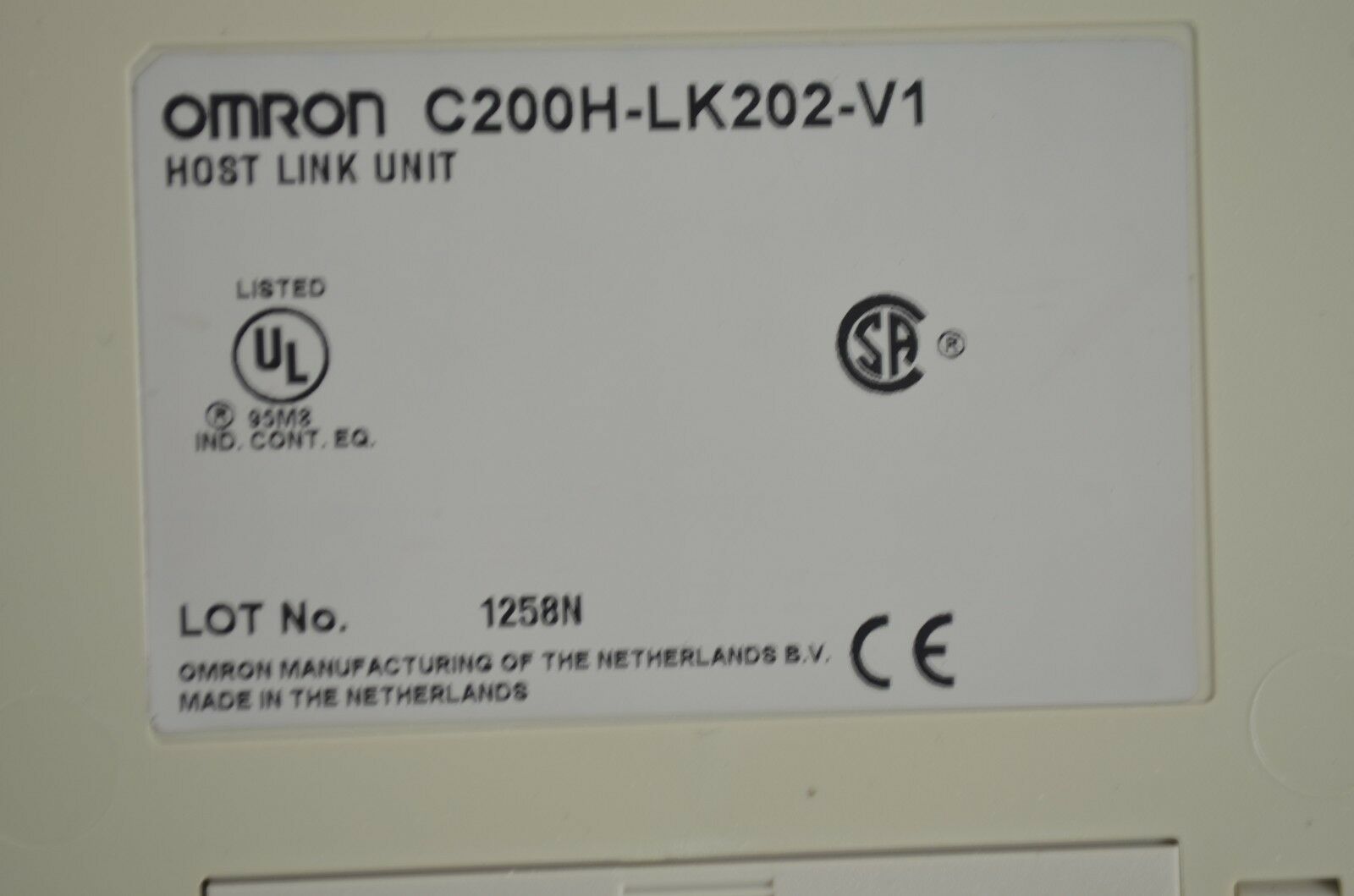 Omron C200H-LK202-V1 