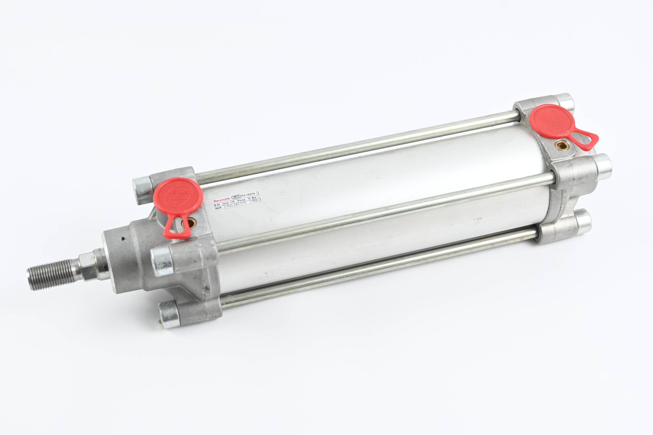 Rexroth Pneumatikzylinder 0 822 243 015 ( 0822243015 ) Pmax:10 Bar Hub: 175 