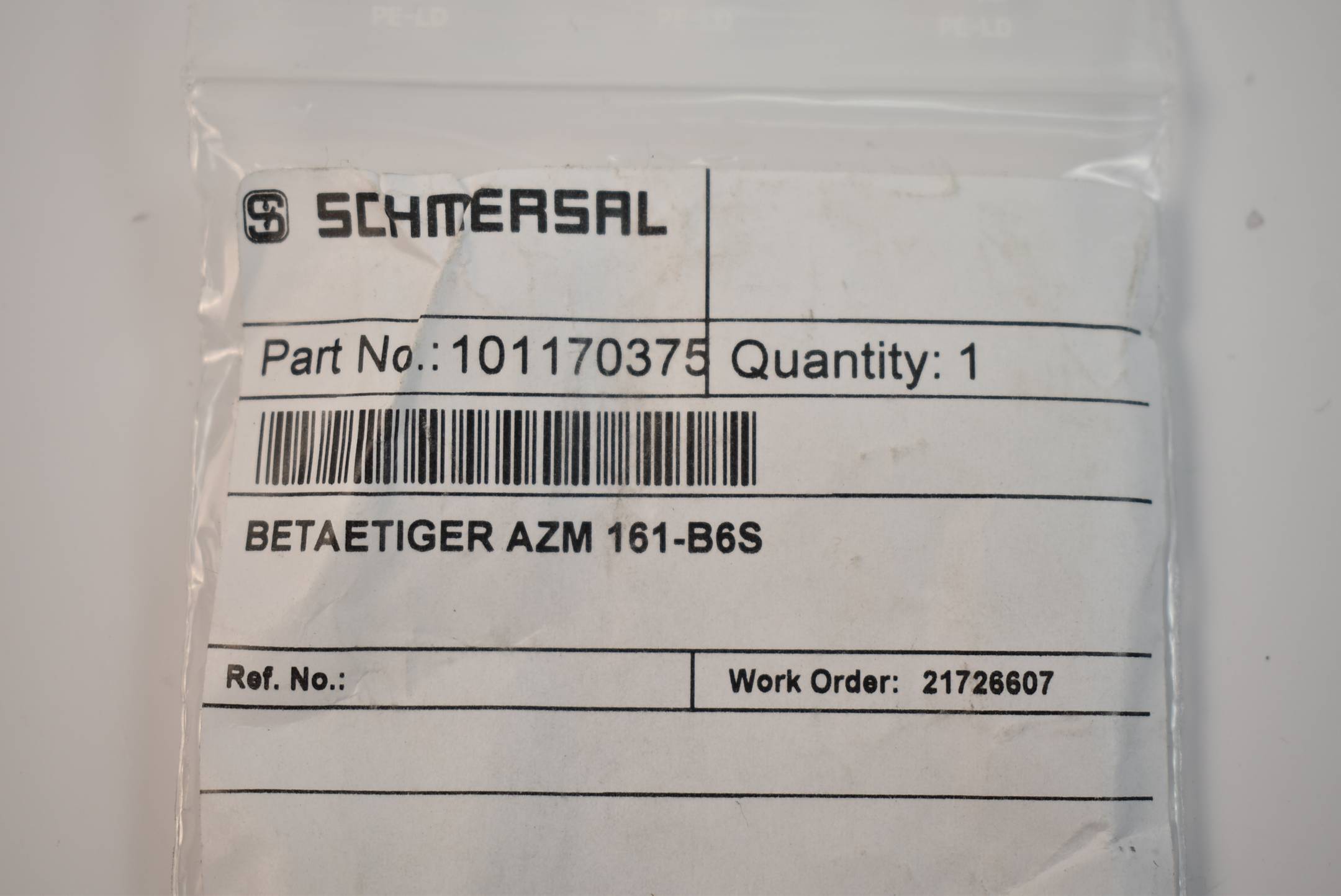 Schmersal Sicherheitszuhalter AZM 161-B6S ( 101170375 )