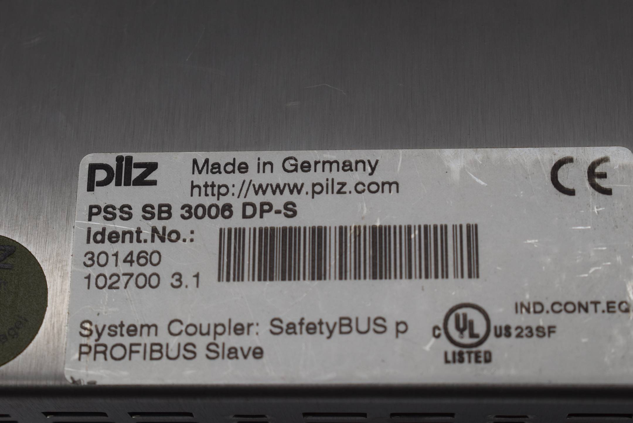 Pilz System Coupler SafetyBUS p Profibus Slave PSS SB 3006 DP-S ( 301460 )