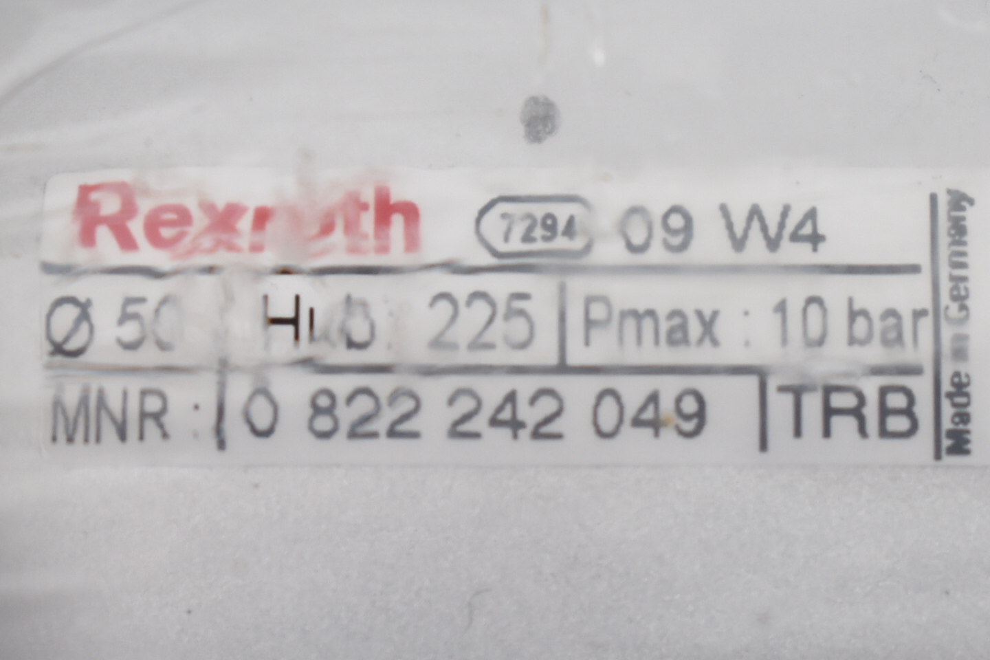 Bosch Rexroth Pneumatikzylinder 0 822 242 049 ( 0822242049 ) 10 bar