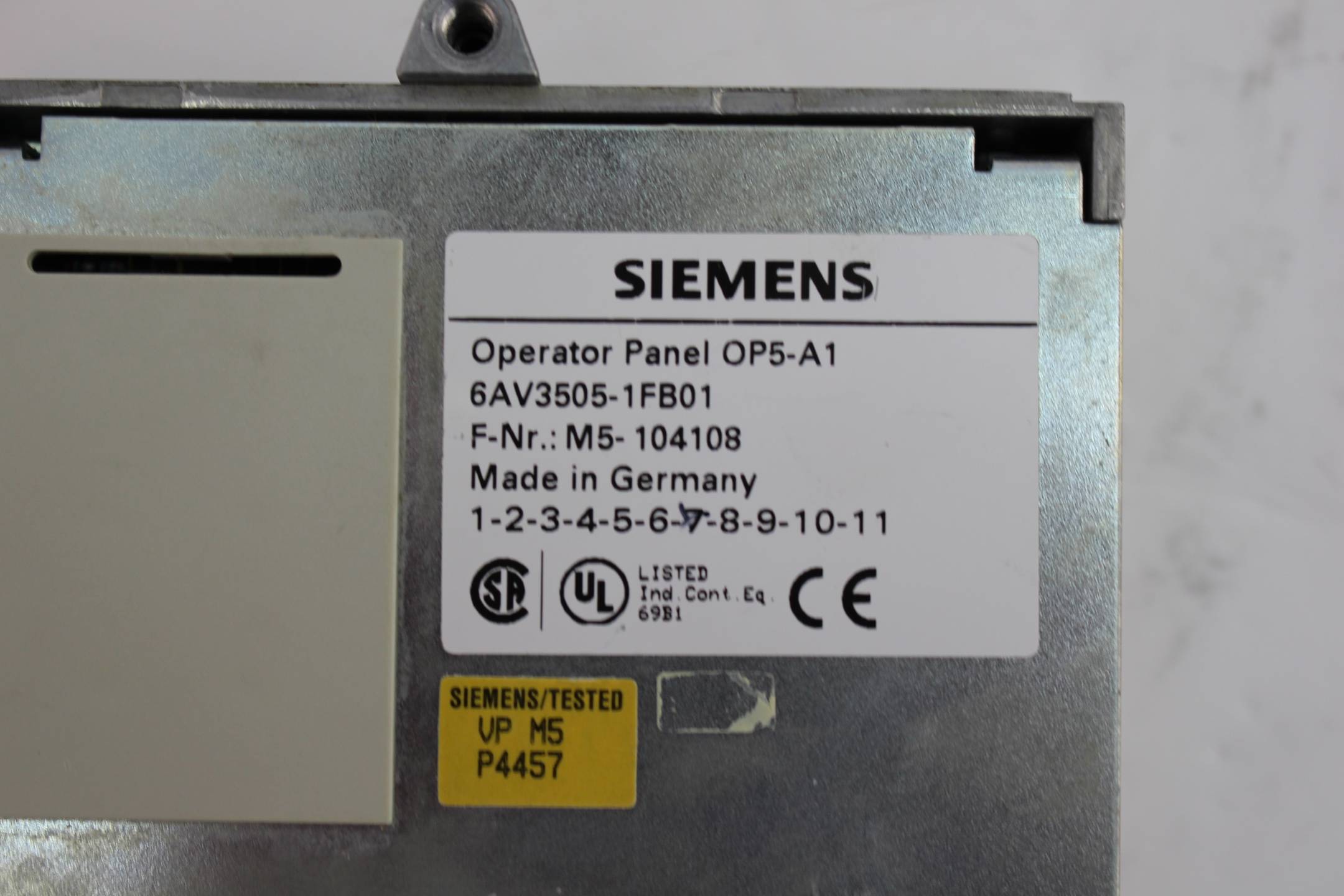 Siemens Operator Panel OP5/A1 6AV3505-1FB01 ( 6AV3 505-1FB01 )
