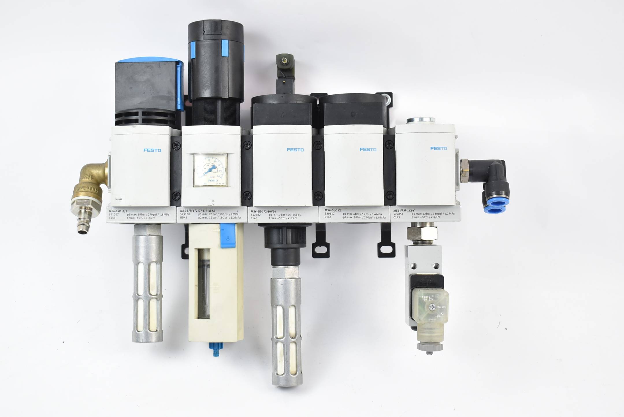 Festo Filter-Regelventil 20bar 300psi 2MPa MS6-LFR-1/2-D7-ERM-AS ( 529188 )