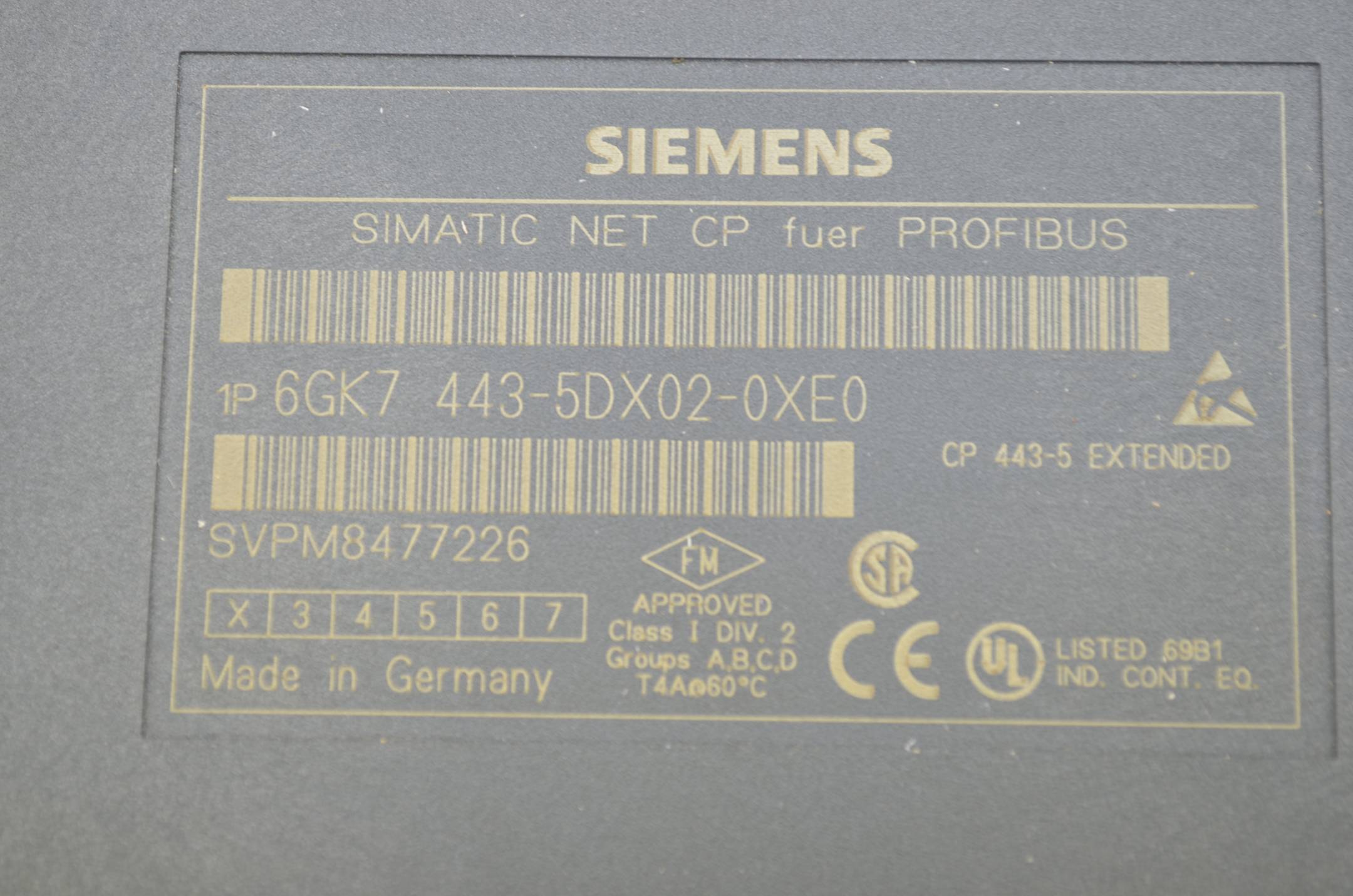 Simens simatic NET CP 6GK7 443-5DX02-0XE0 ( 6GK7443-5DX02-0XE0 ) E2