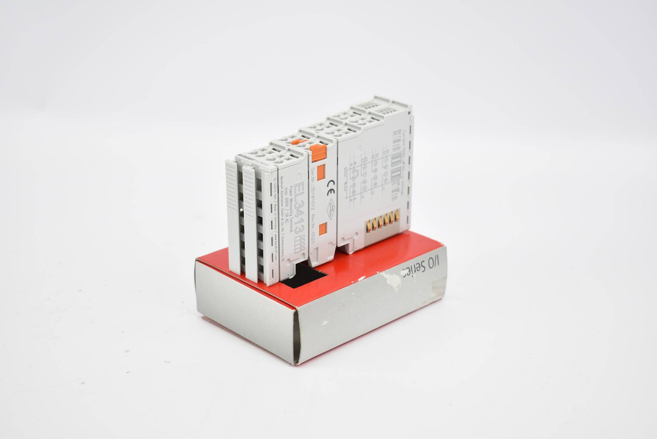 Beckhoff EtherCAT-Klemme 3-Kanal-Analog-Eingang 690VAC 1/5A EL3413 ( EL 3413 )