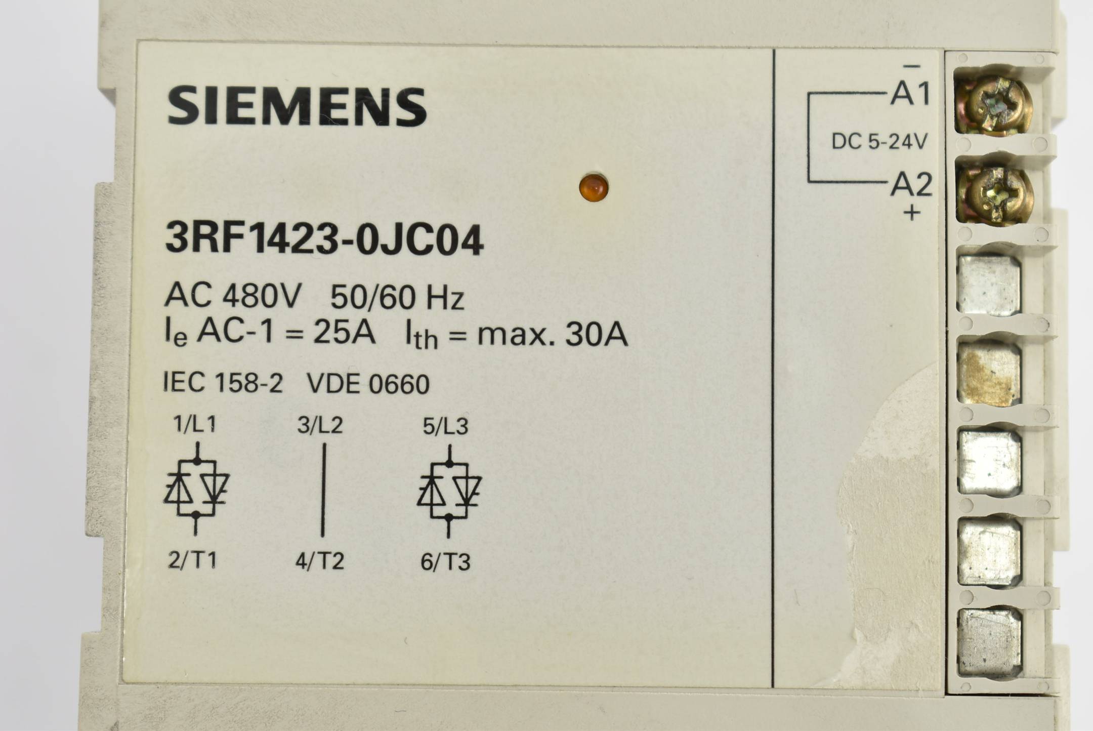 Siemens Halbleiterschütz 3-phasig 3RF1423-0JC04 ( 3RF1 423-0JC04 )
