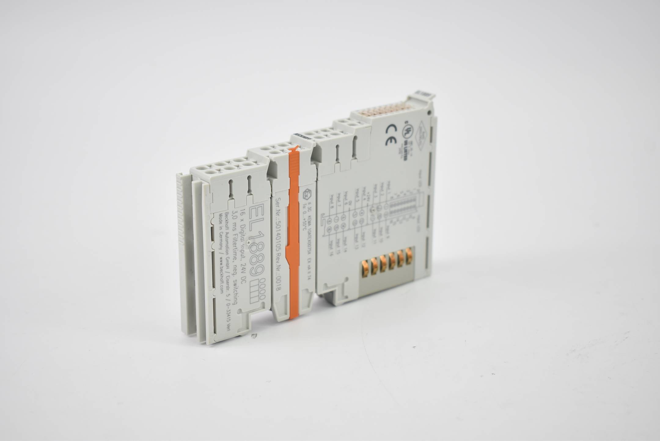 Beckhoff EtherCAT-Klemme 16-Kanal-Digital-Eingang 24VDC 3ms EL1889 ( EL 1889 )