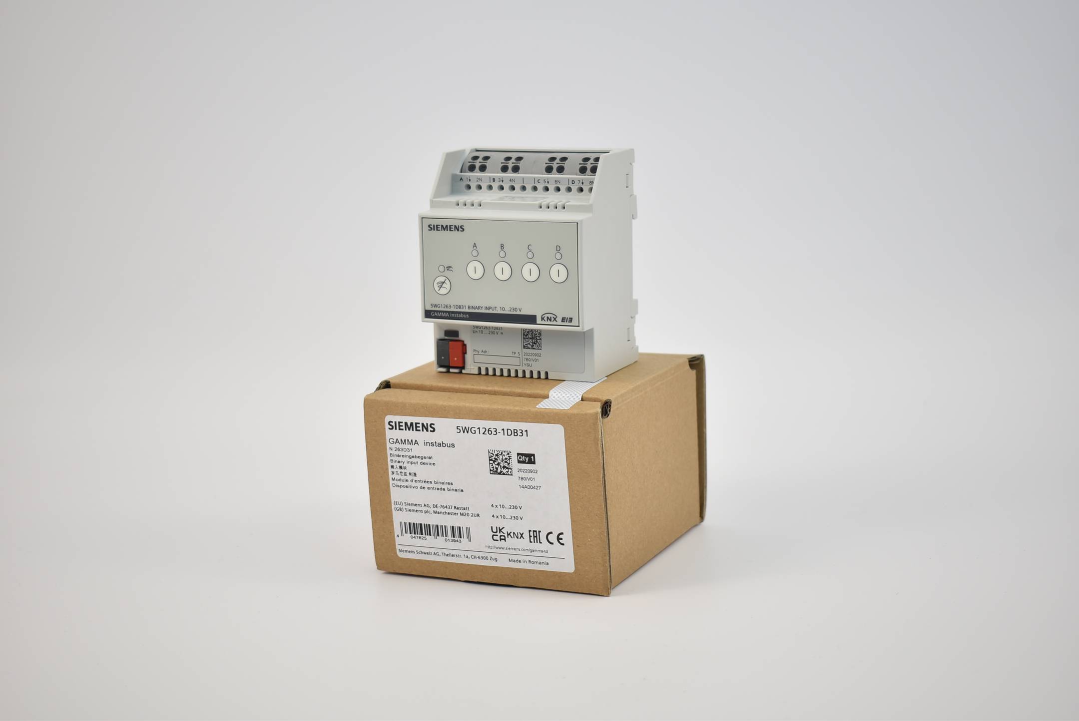Siemens Gamma instabus KNX Binäreingabegerät 5WG1 263-1DB31 ( 5WG1263-1DB31 )