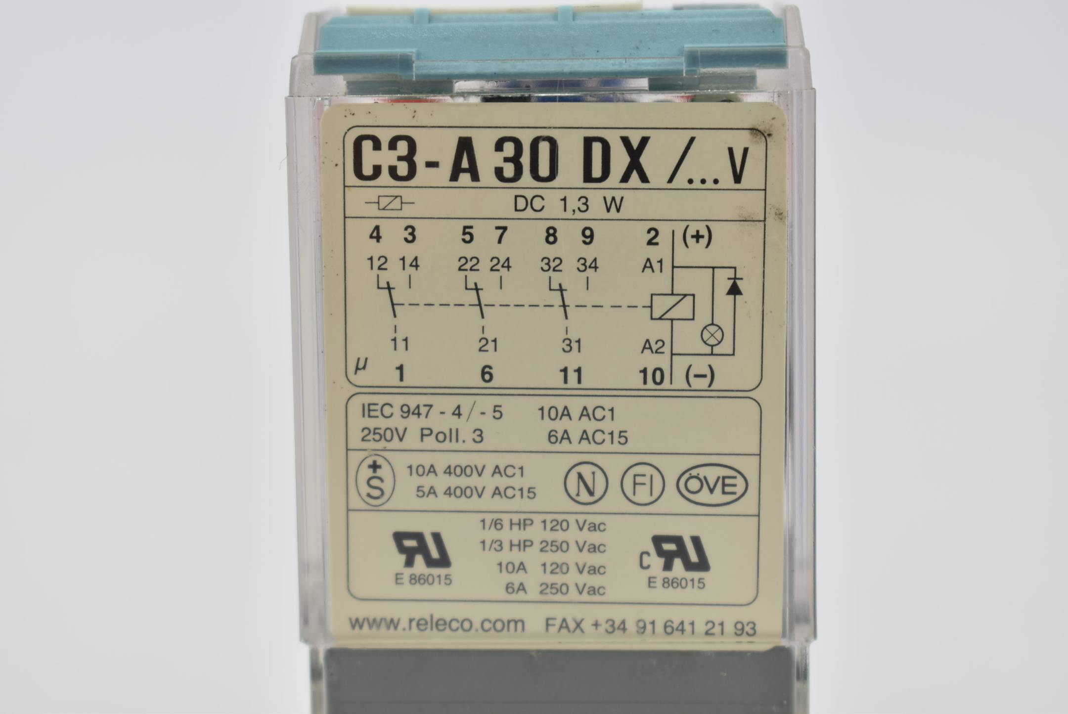 Releco Relais DC1,3W 250V C3-A30 DX