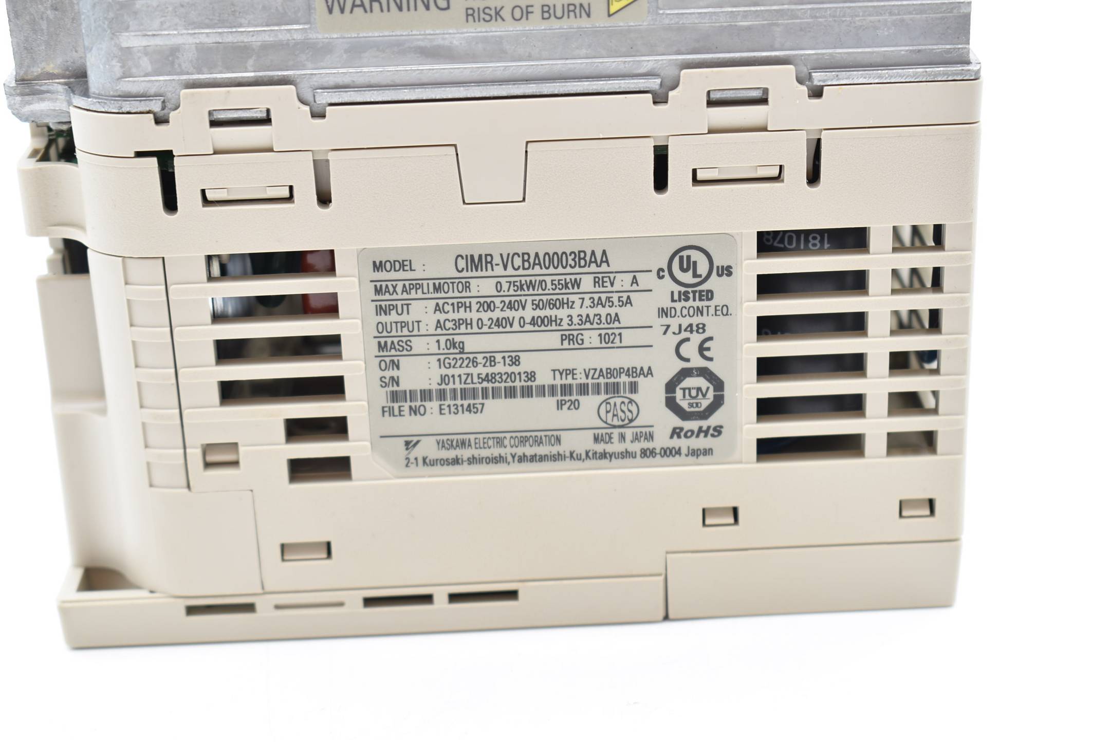 Yaskawa V1000 CIMR-VCBA0003BAA ( VZAB0P4BAA )