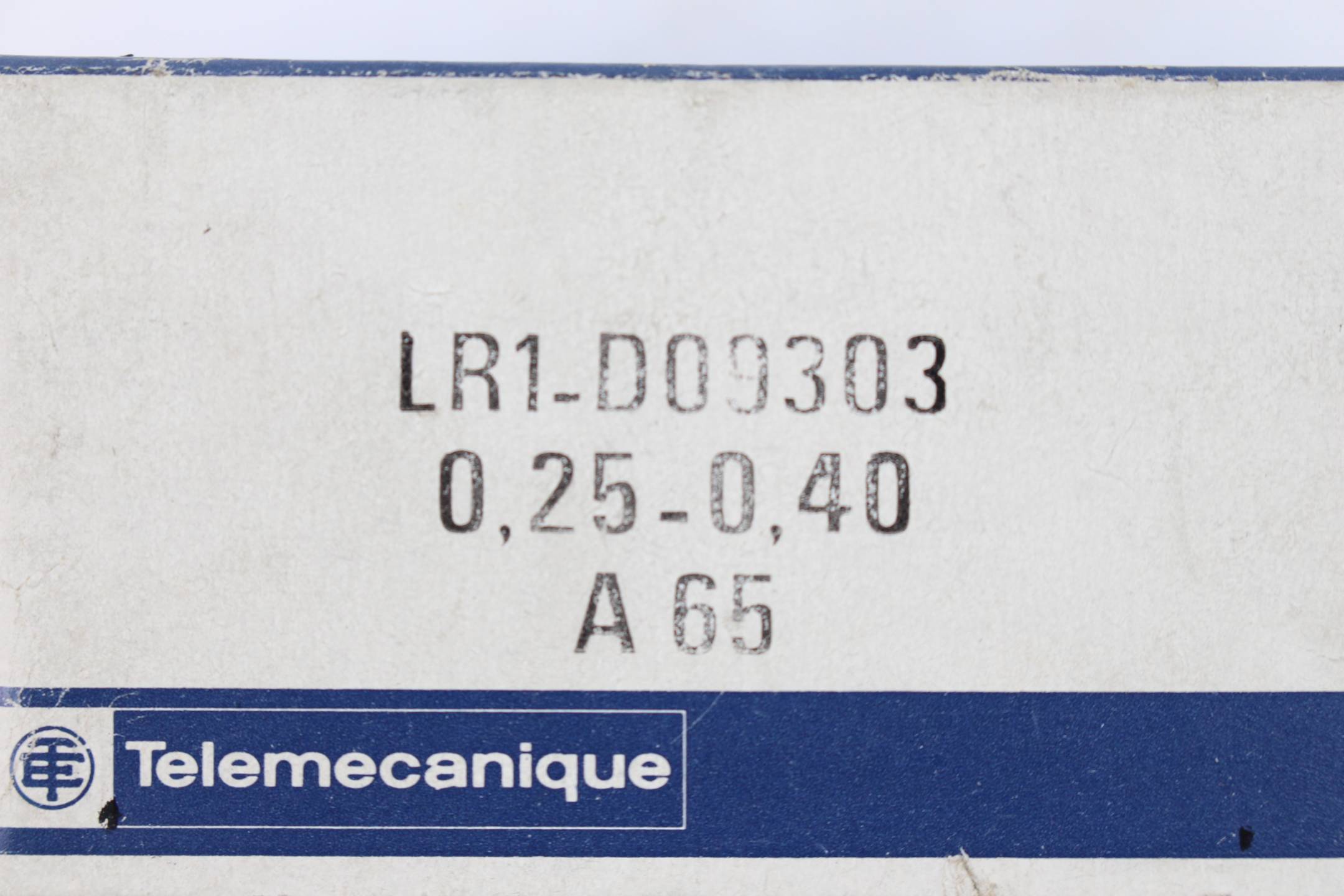 Telemecanique Motorschutzrelais LR1-D09303 0,25-0,40 660V