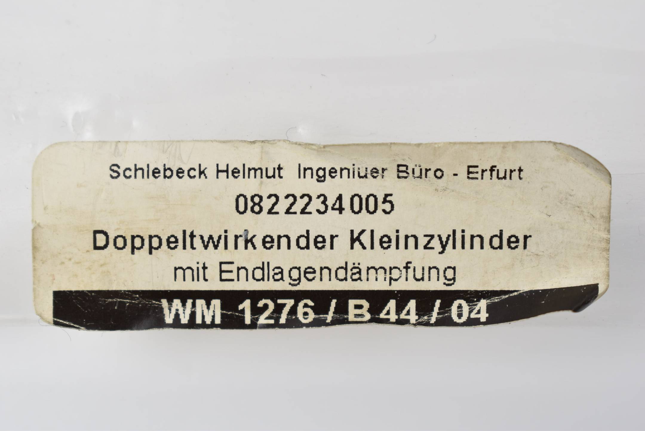 Rexroth doppelwirkender Kleinzylinder 10 bar 0822234005