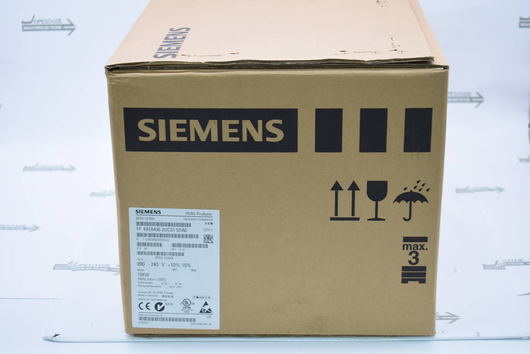 Siemens Frequenzumwandler 6SE6436-2UC31-5DA0 ( 6SE6 436-2UC31-5DA0 ) V.1.41