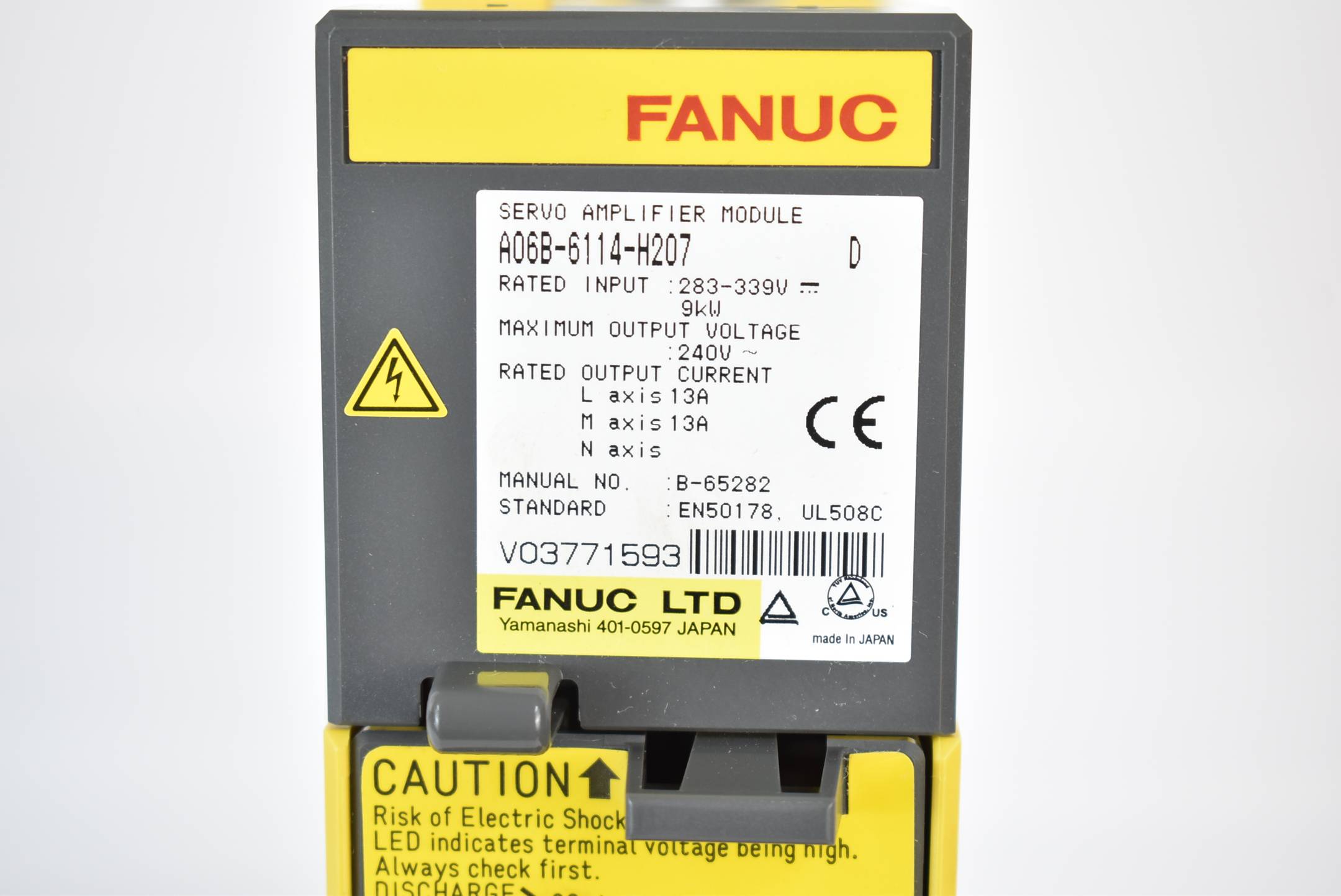 Fanuc Servoverstärker 283-339 9kW 13A A06B-6114-H207 D 