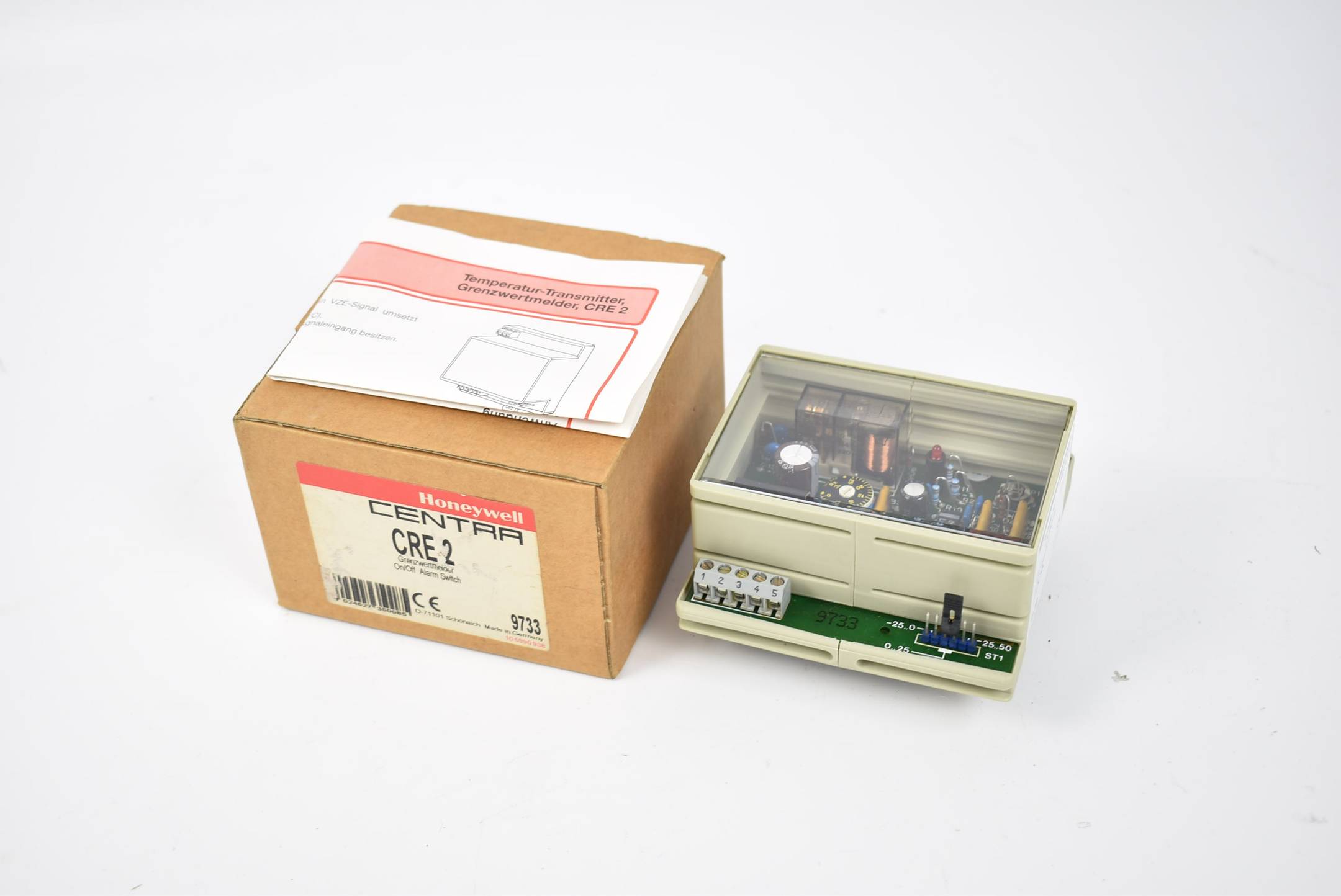 Honeywell Temperatur-Transmitter Grenzwertmelder 25V 47/60Hz 27mA CRE2