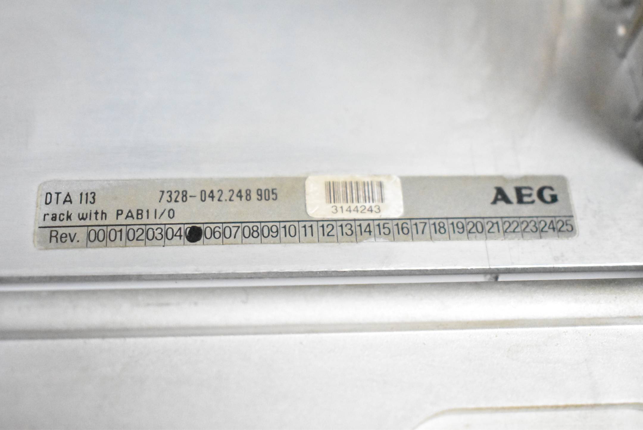 AEG Rack Modul DTA 113 rack with PAB1 I/O ( 7328-042.248905 )