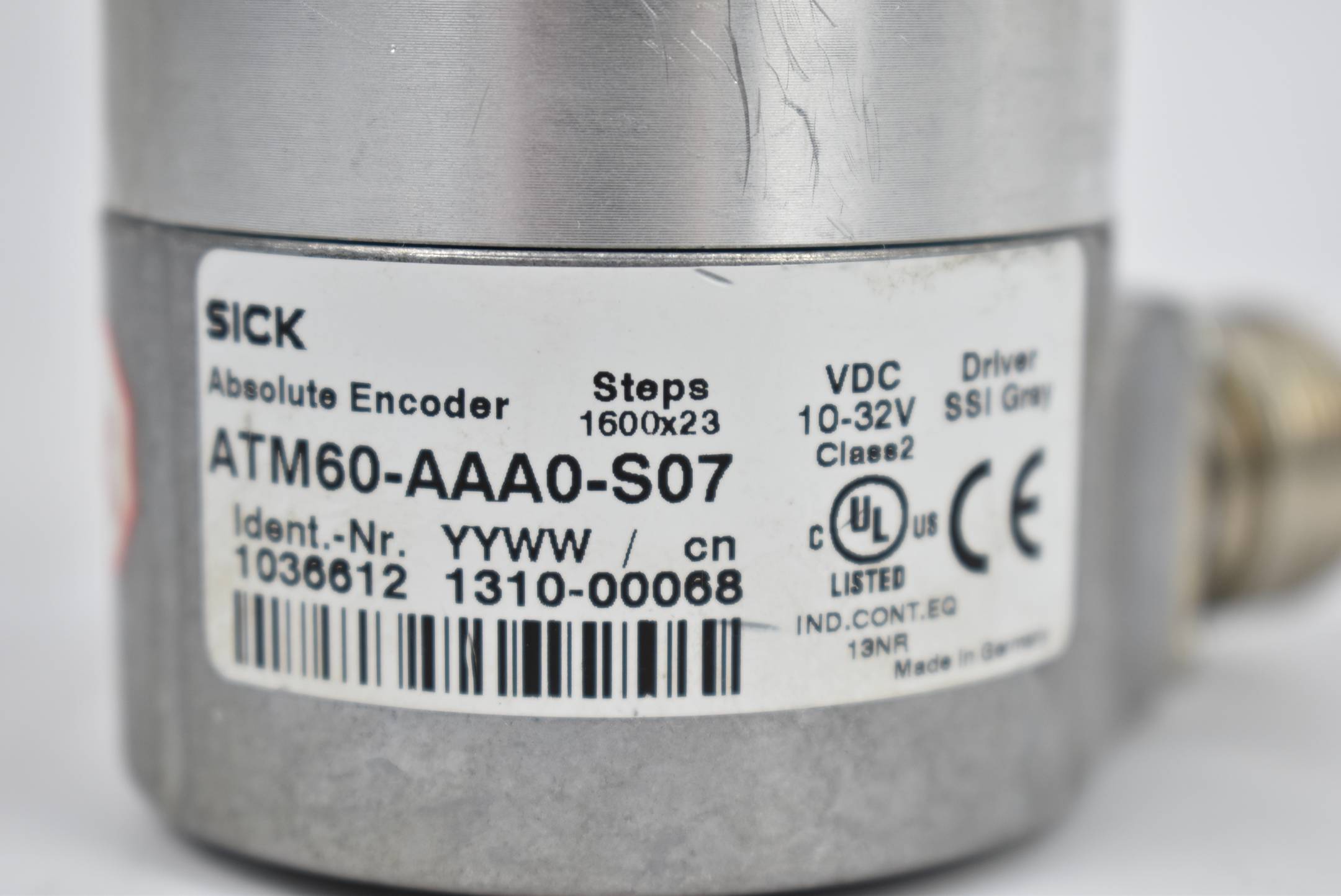 Sick Absolute Encoder 10-32 VDC ATM60-AAA0-S07 ( 1036612 )