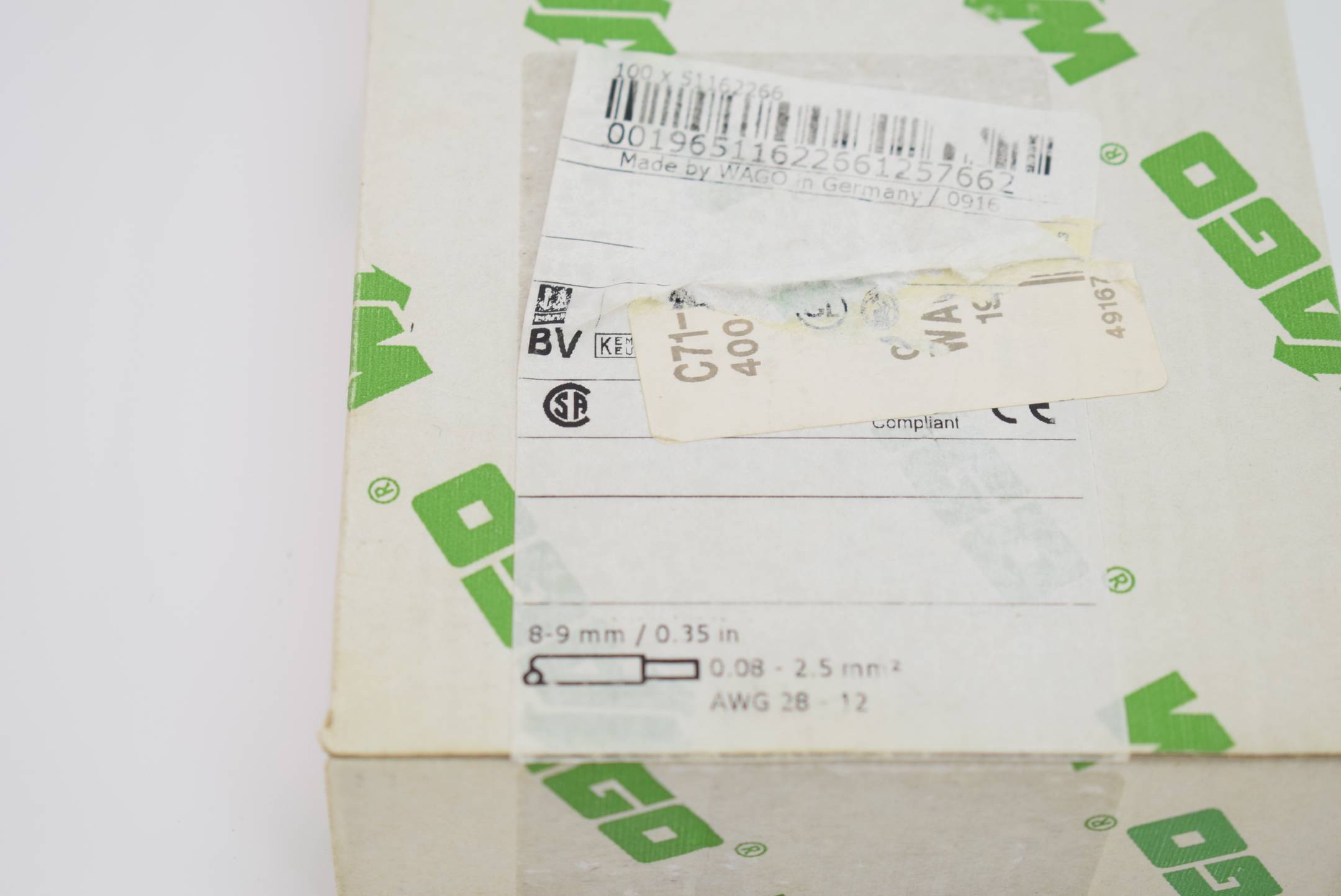 46x Wago  2-Leiter-Schutzleiterklemme 280-907 ( 280907 )