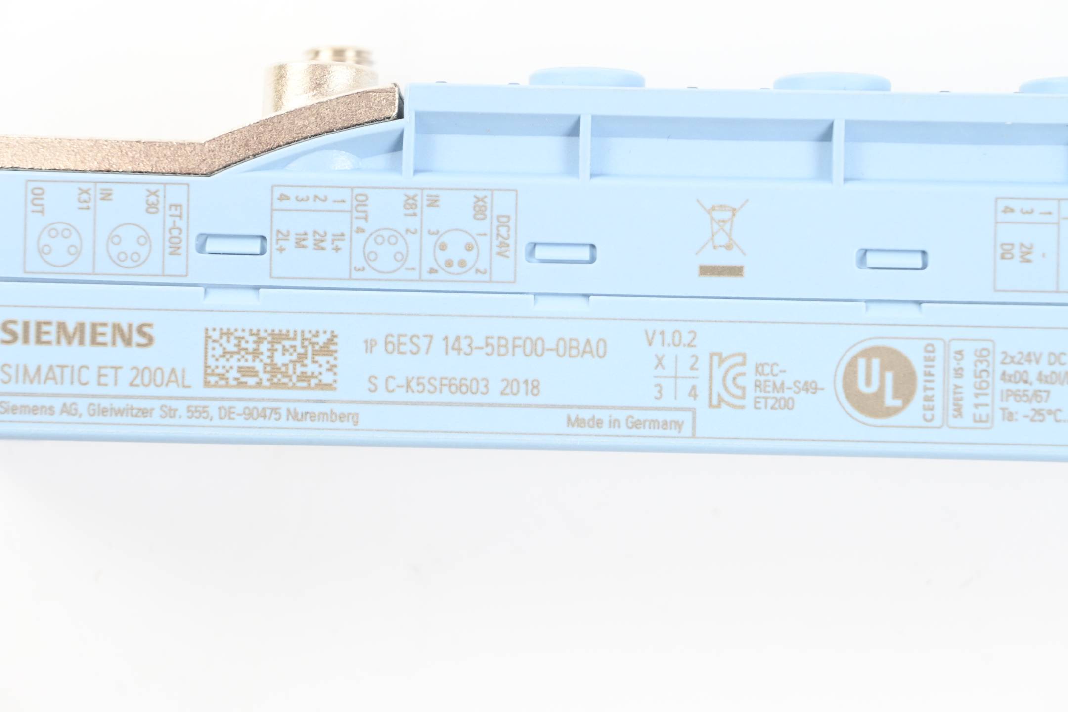 Siemens simatic ET 200AL 6ES7 143-5BF00-0BA0 ( 6ES7143-5BF00-0BA0 ) E1