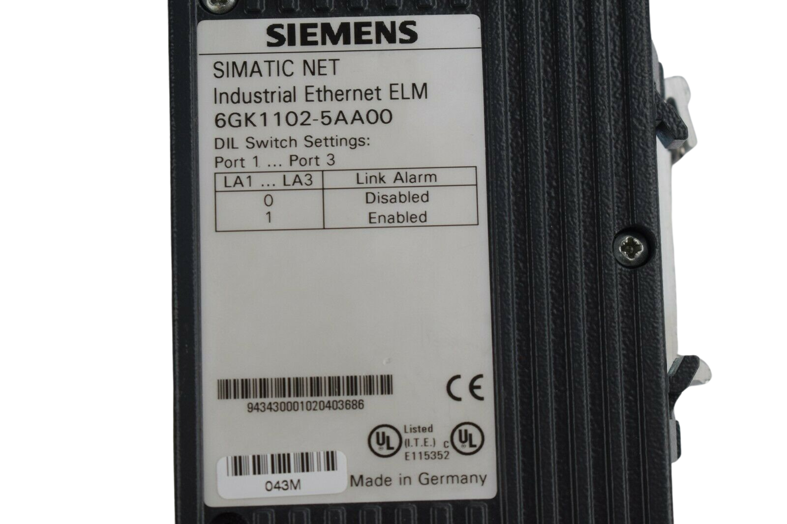 Siemens simatic Ethernet ELM 6GK1 102-5AA00 ( 6GK1102-5AA00 )