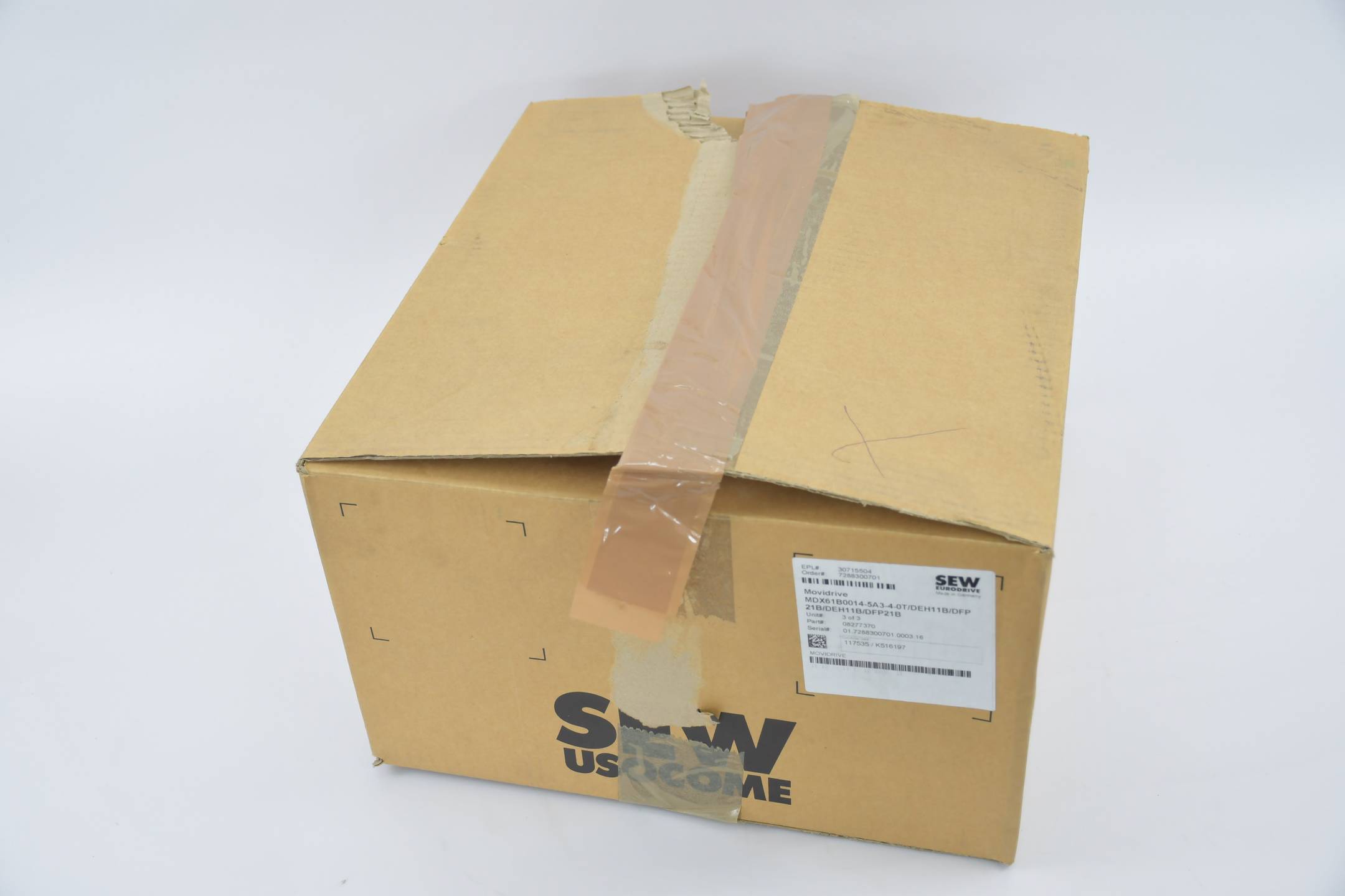 SEW Eurodrive Movidrive MDX61B0014-5A3-4-0T/DEH11B/DFP21B ( 08277370 )